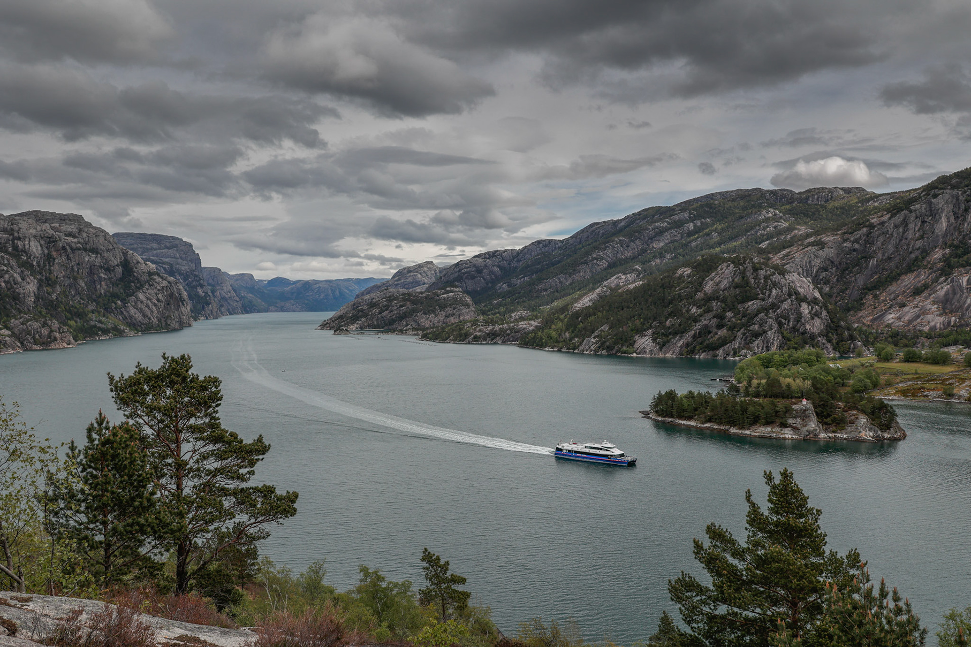 RygerElektra på Lysefjorden 2021