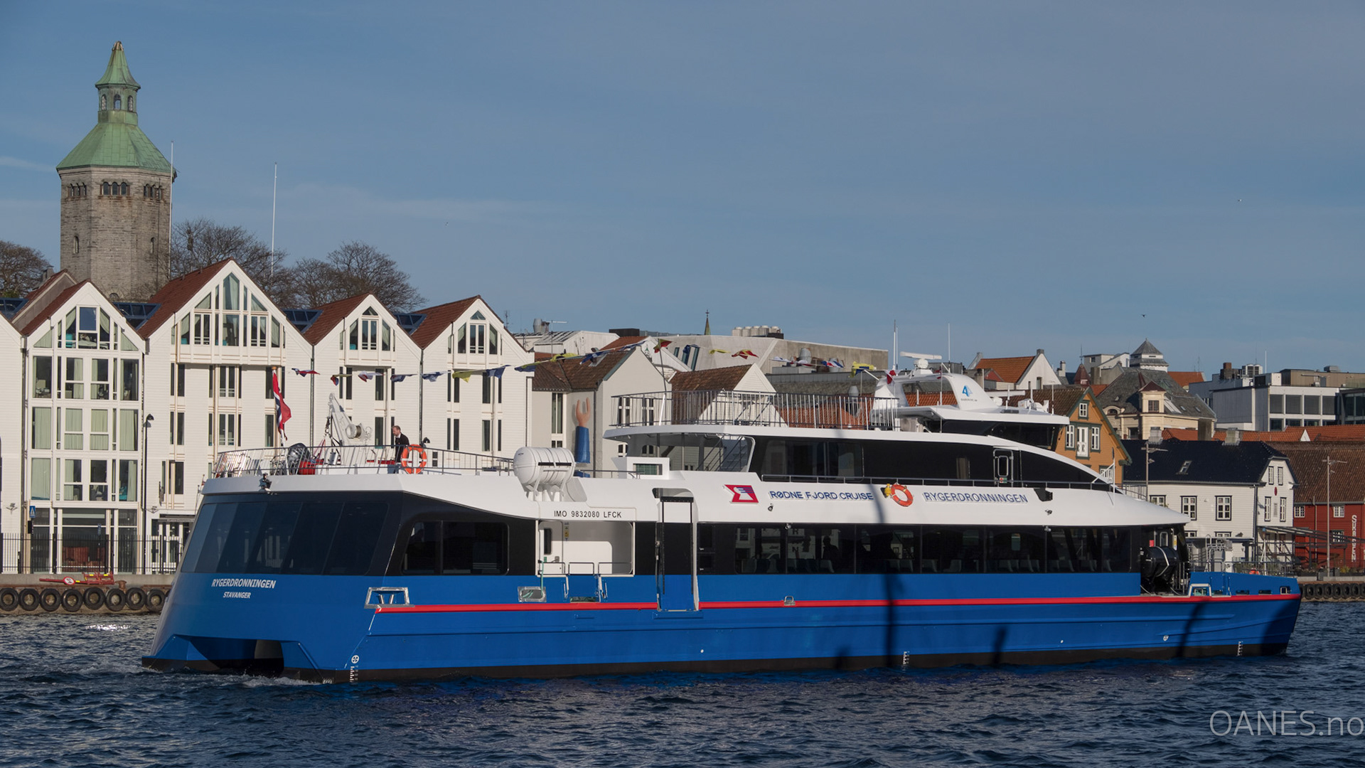 RygerDronningen anløper Stavanger for aller første gang 2018