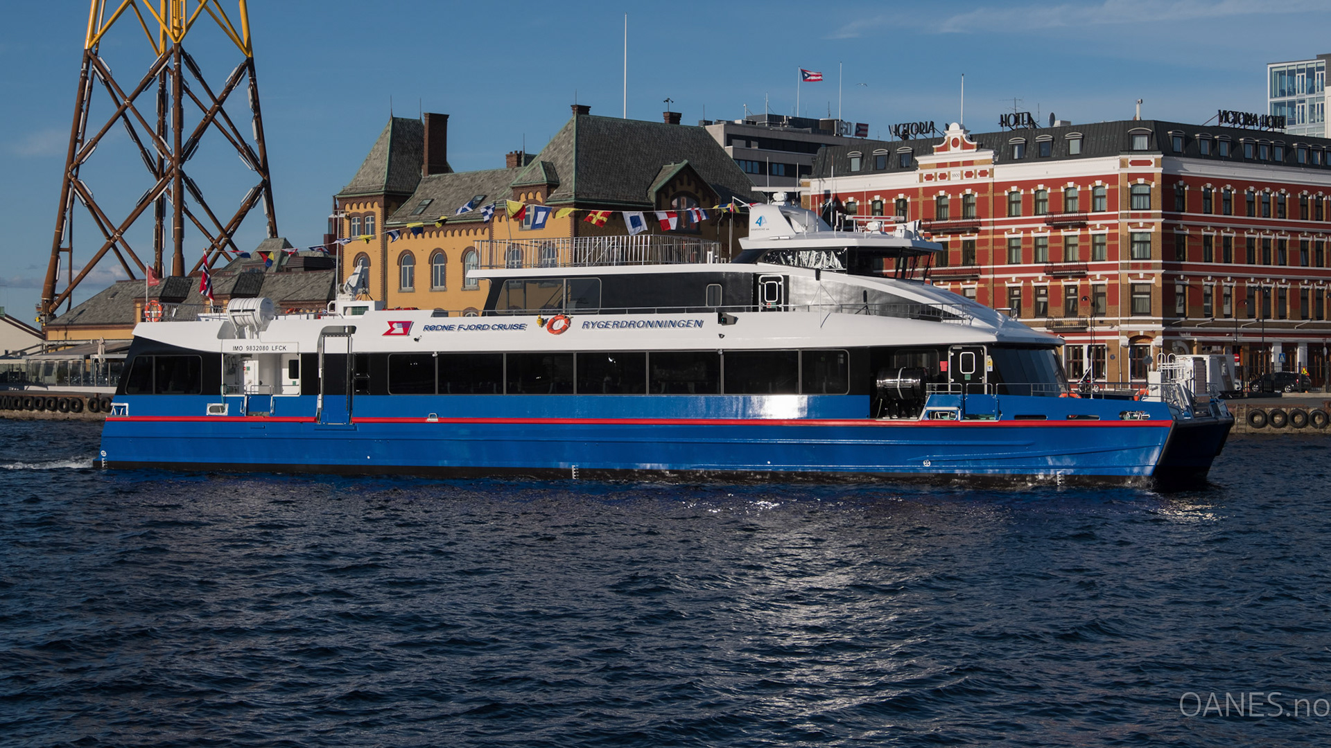 RygerDronningen anløper Stavanger for aller første gang 2018