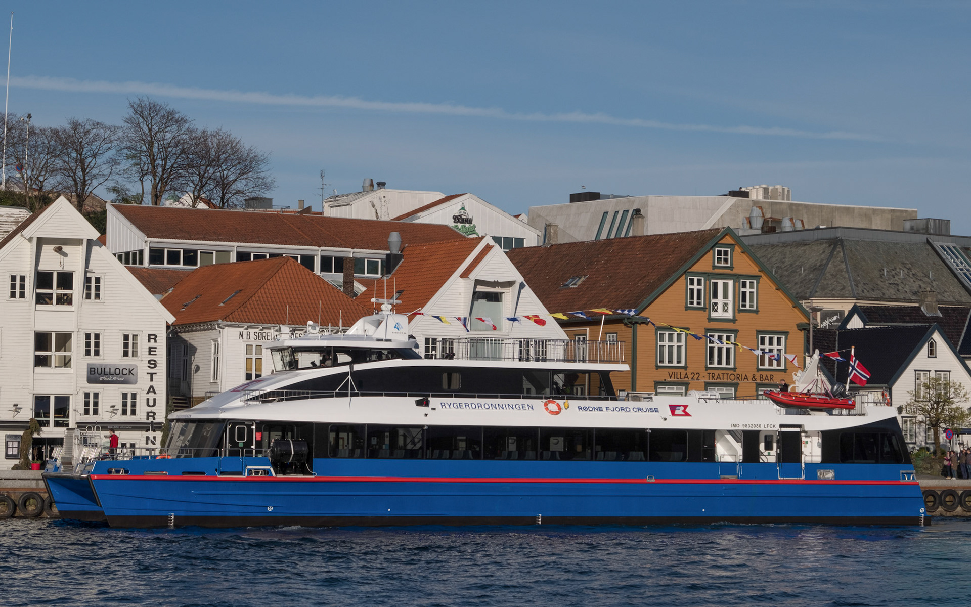 RygerDronningen anløper Stavanger for aller første gang 2018