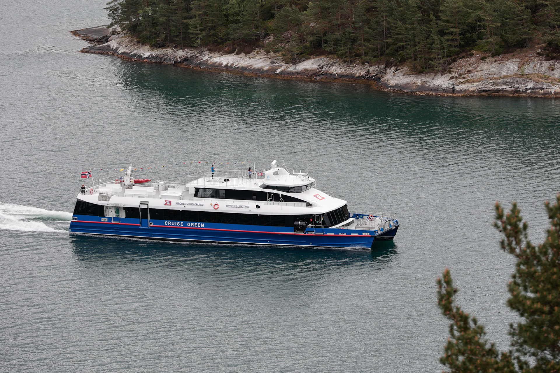RygerElektra på Lysefjorden 2021