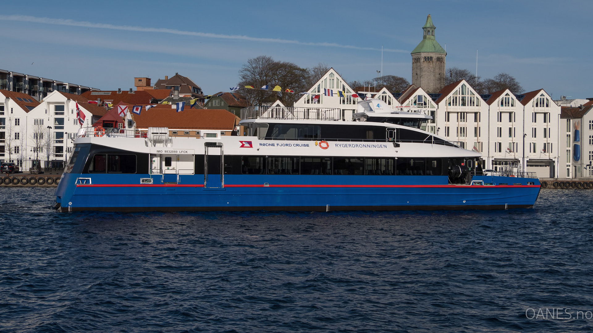RygerDronningen anløper Stavanger for aller første gang 2018