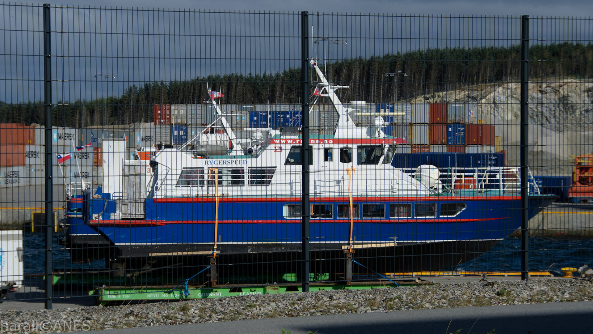 RygerSpeed og RygerAa klar for transport til Chile 2012