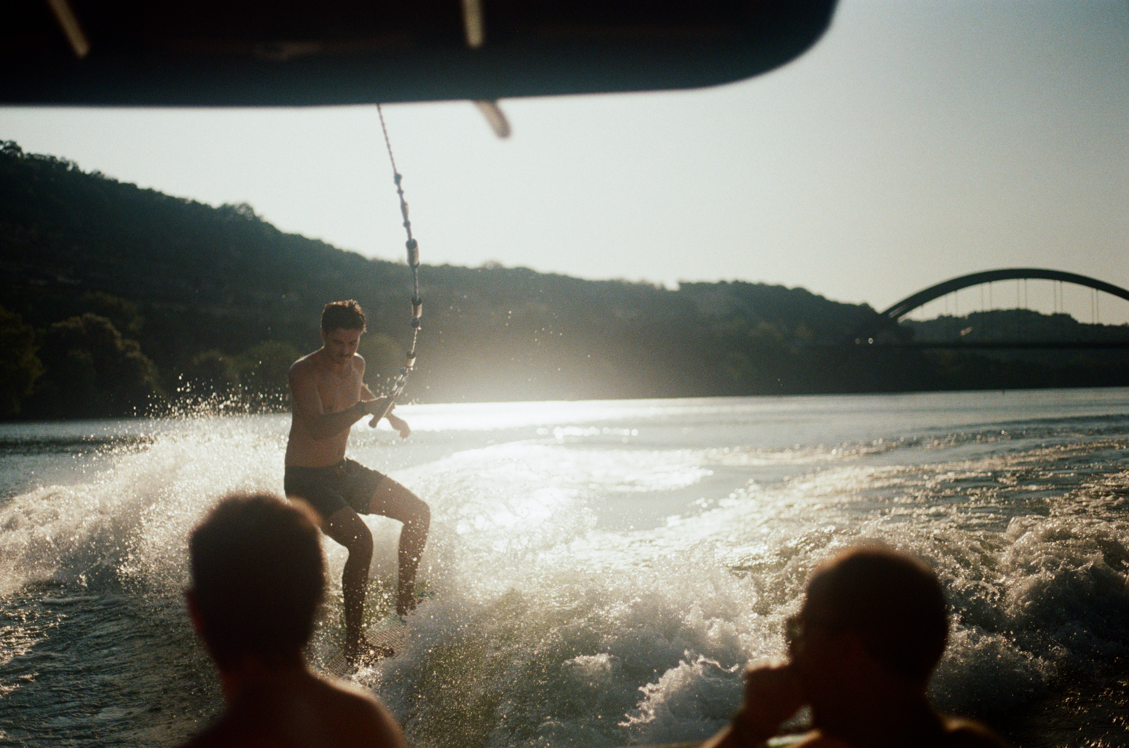 Surfing under penny backer