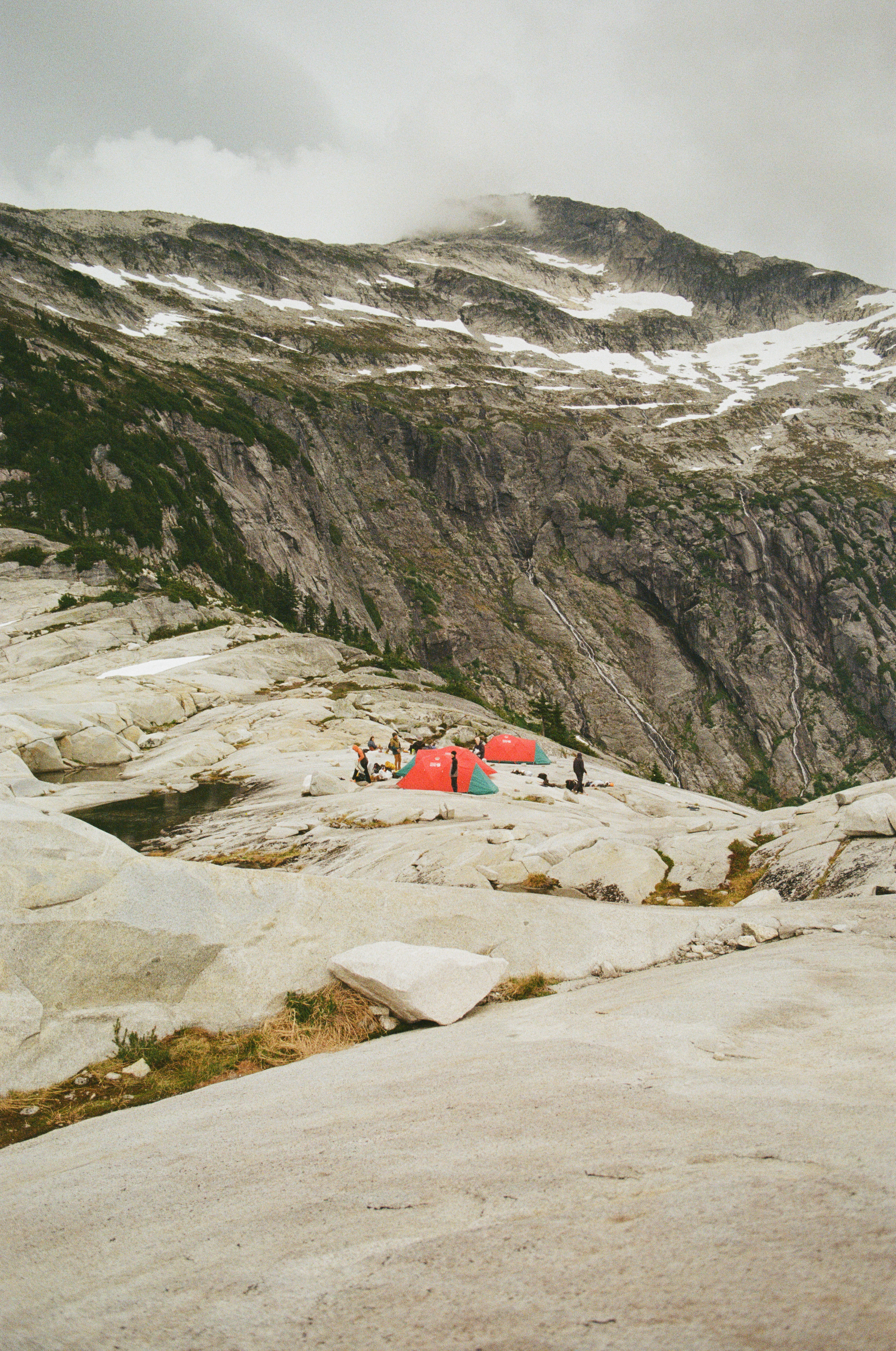 First day camping above the tree line in BC