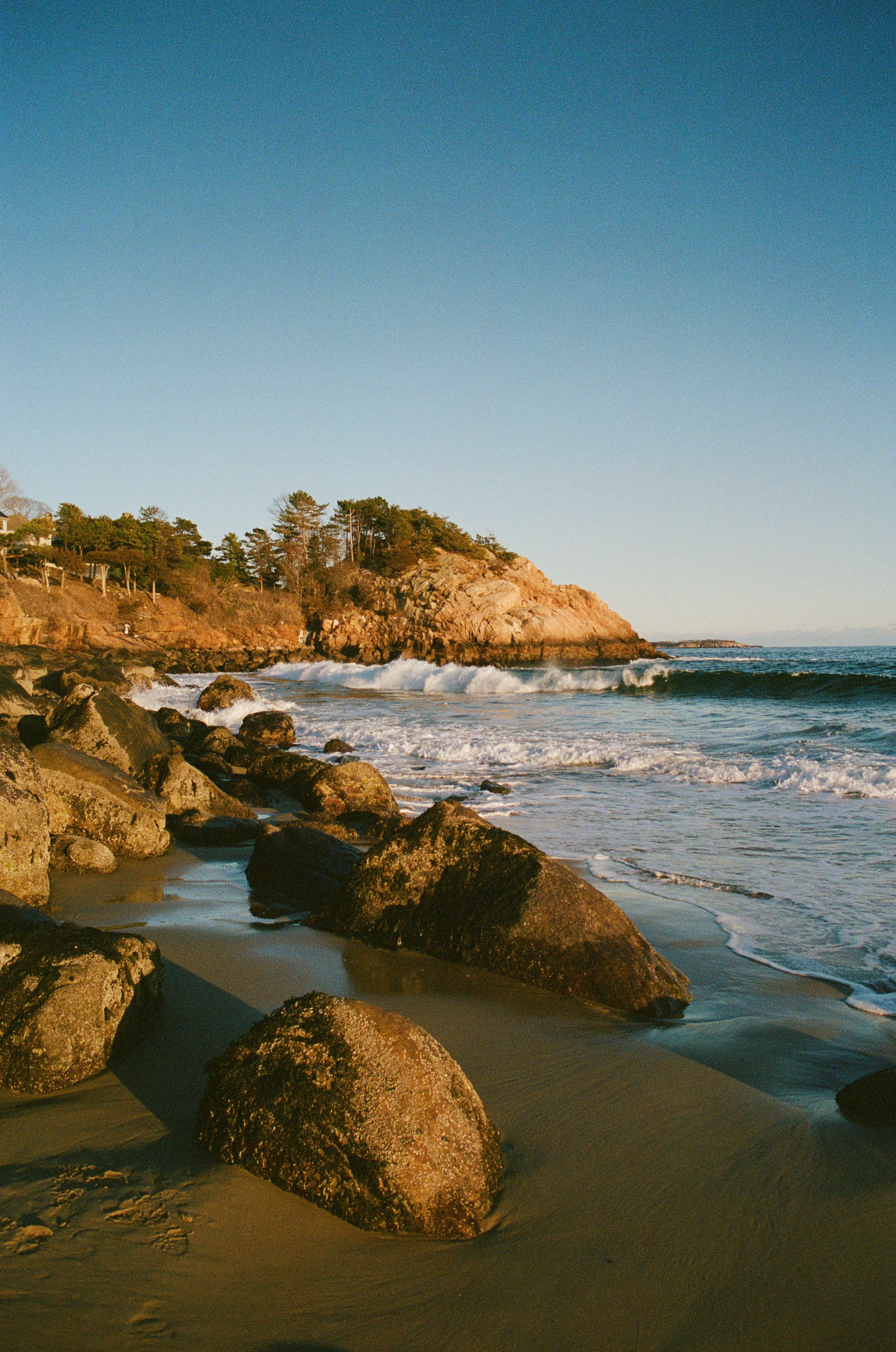 The end of Singing Beach
