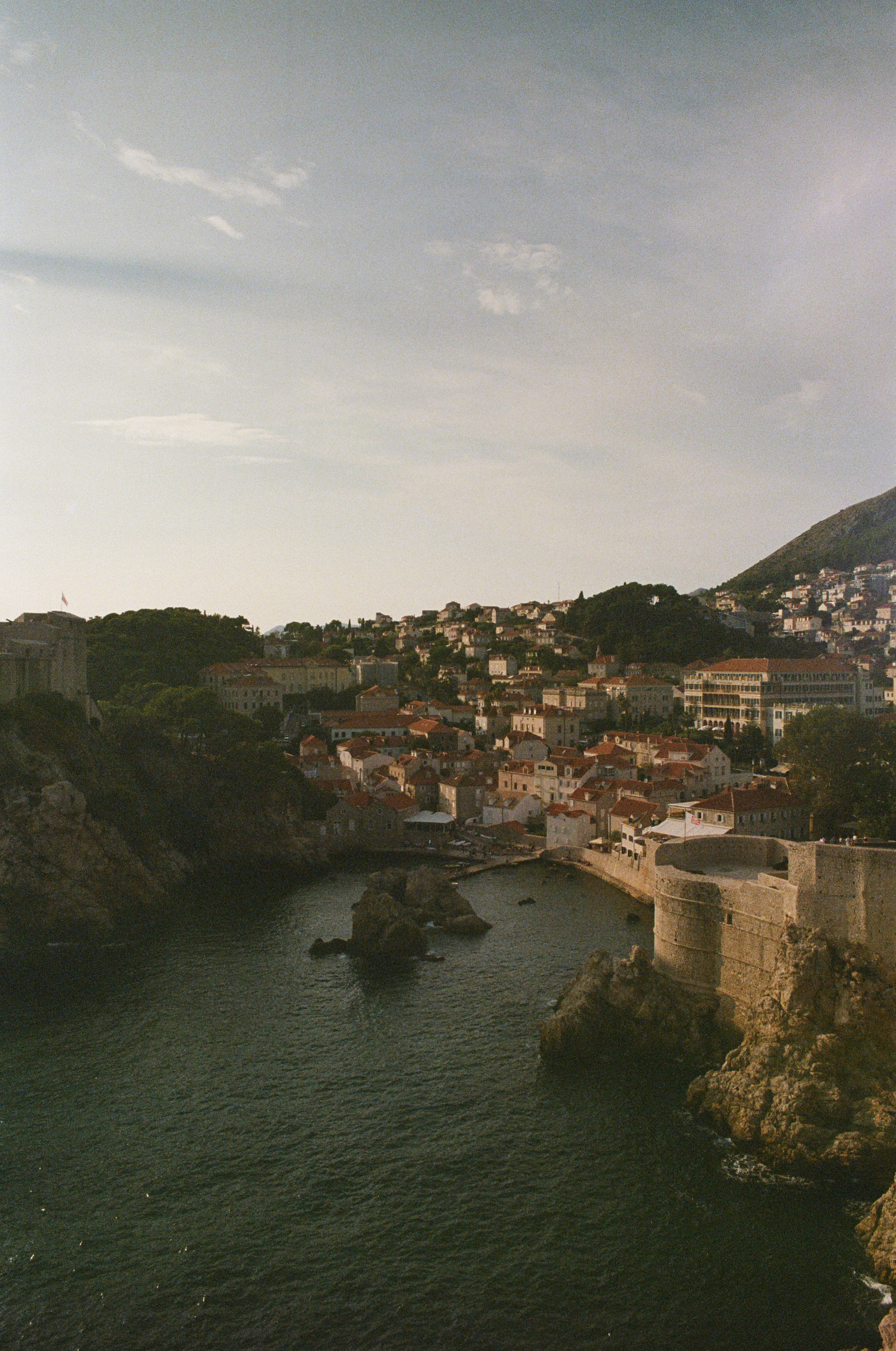 Dubrovnik from the walls... but on film this time