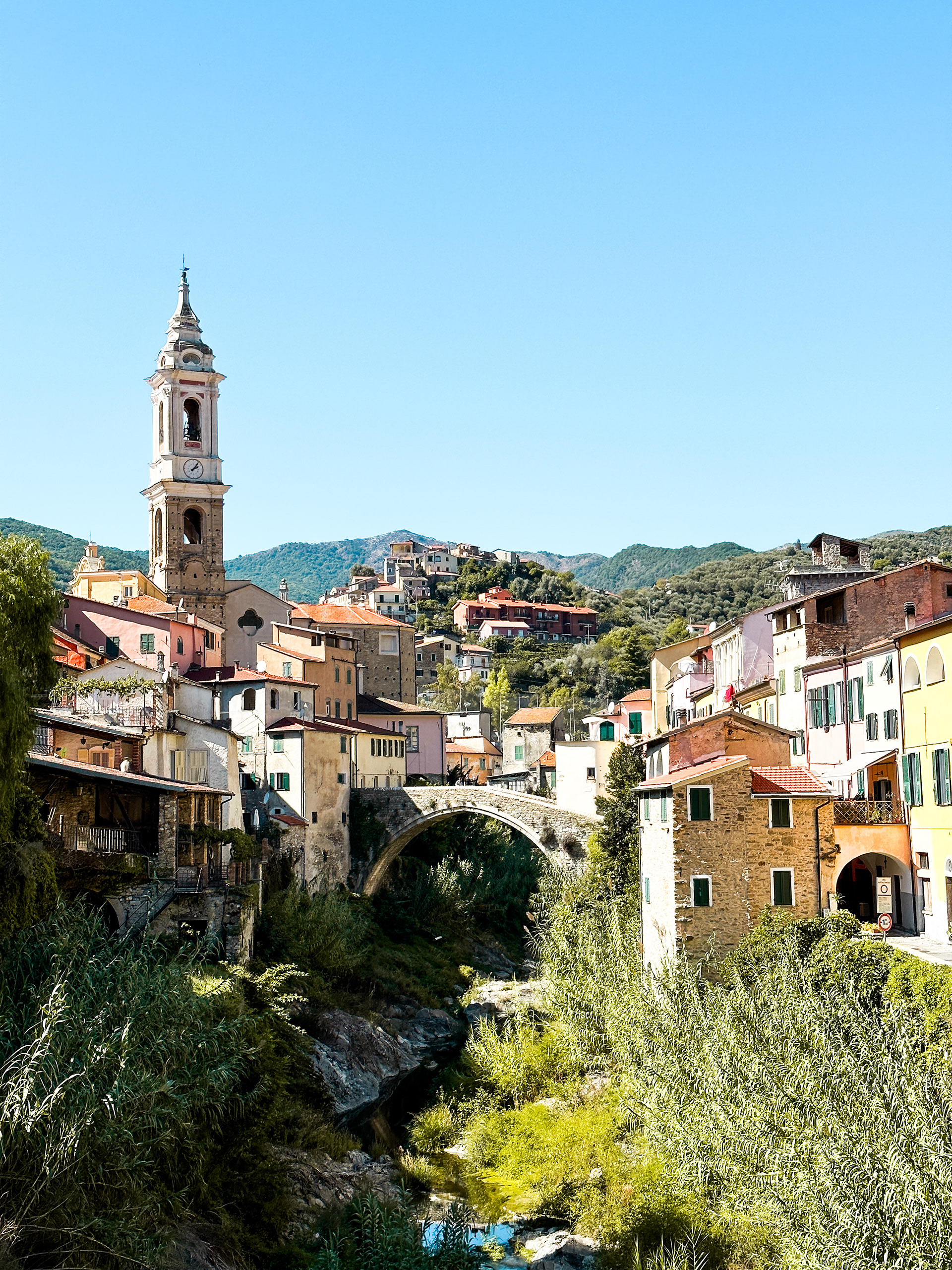 Italian village right off the French border