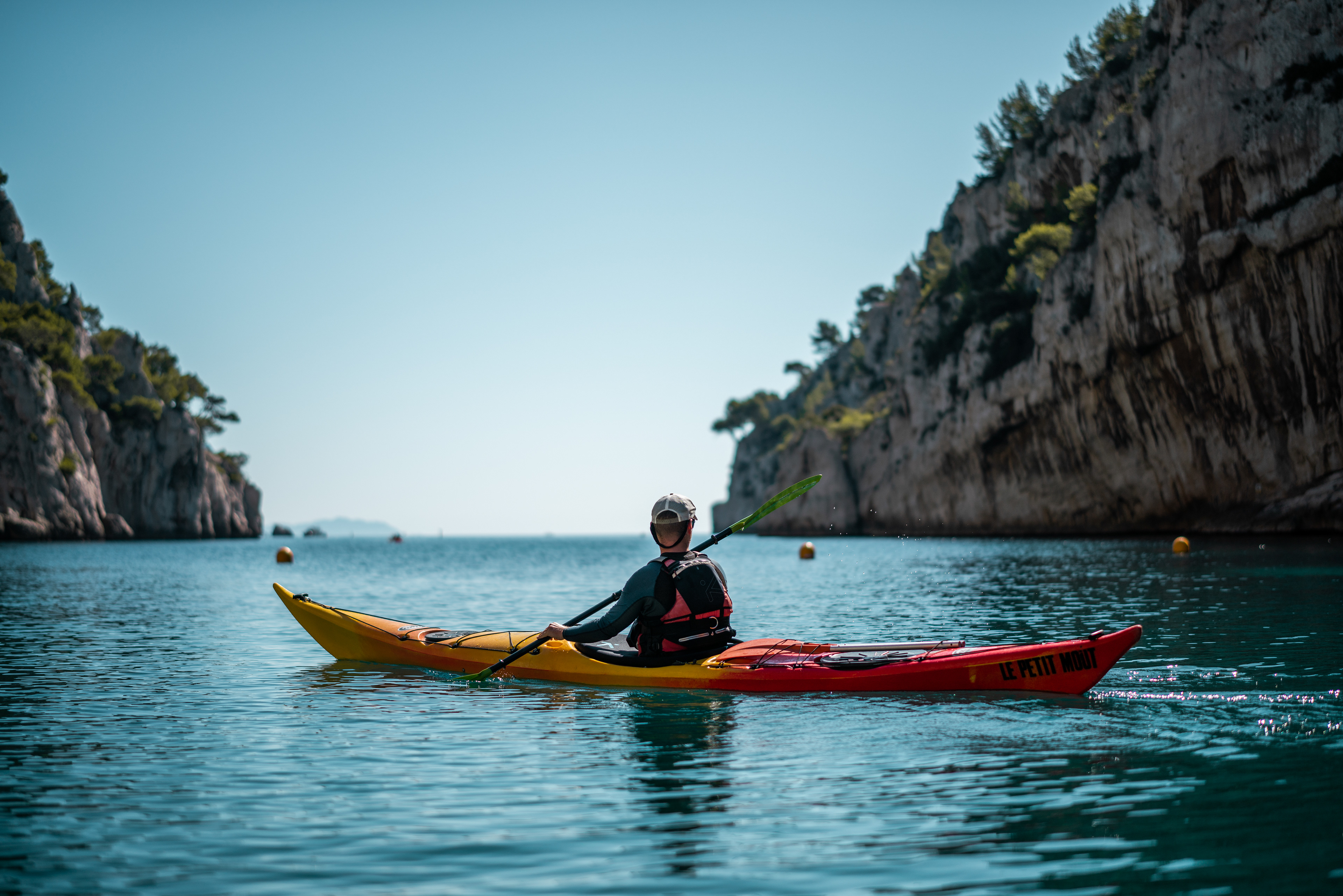 Kayaking in the Mediterranean