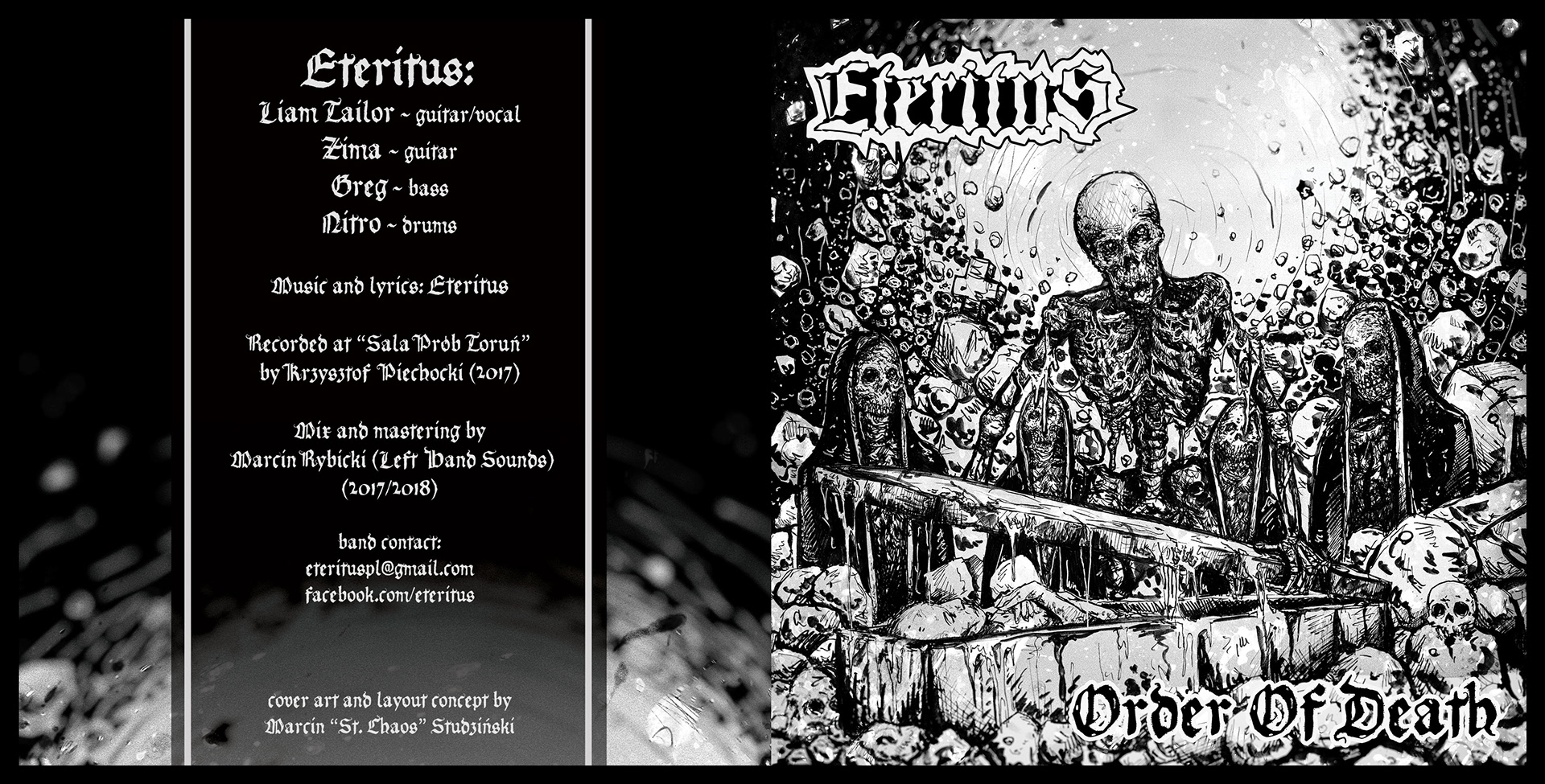 illustration / layout design for Eteritus