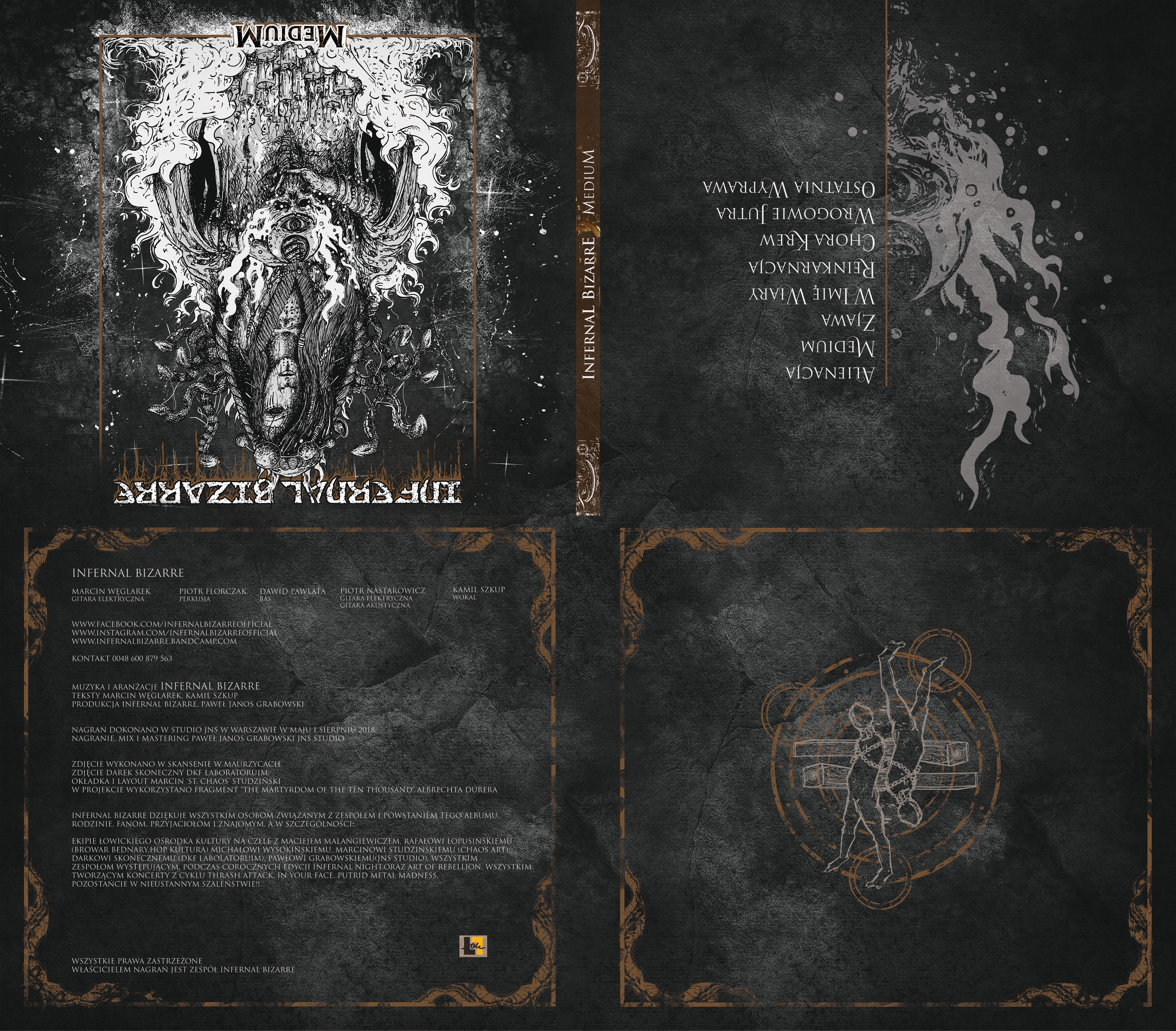 illustration / layout design for Infernal Bizzarre
