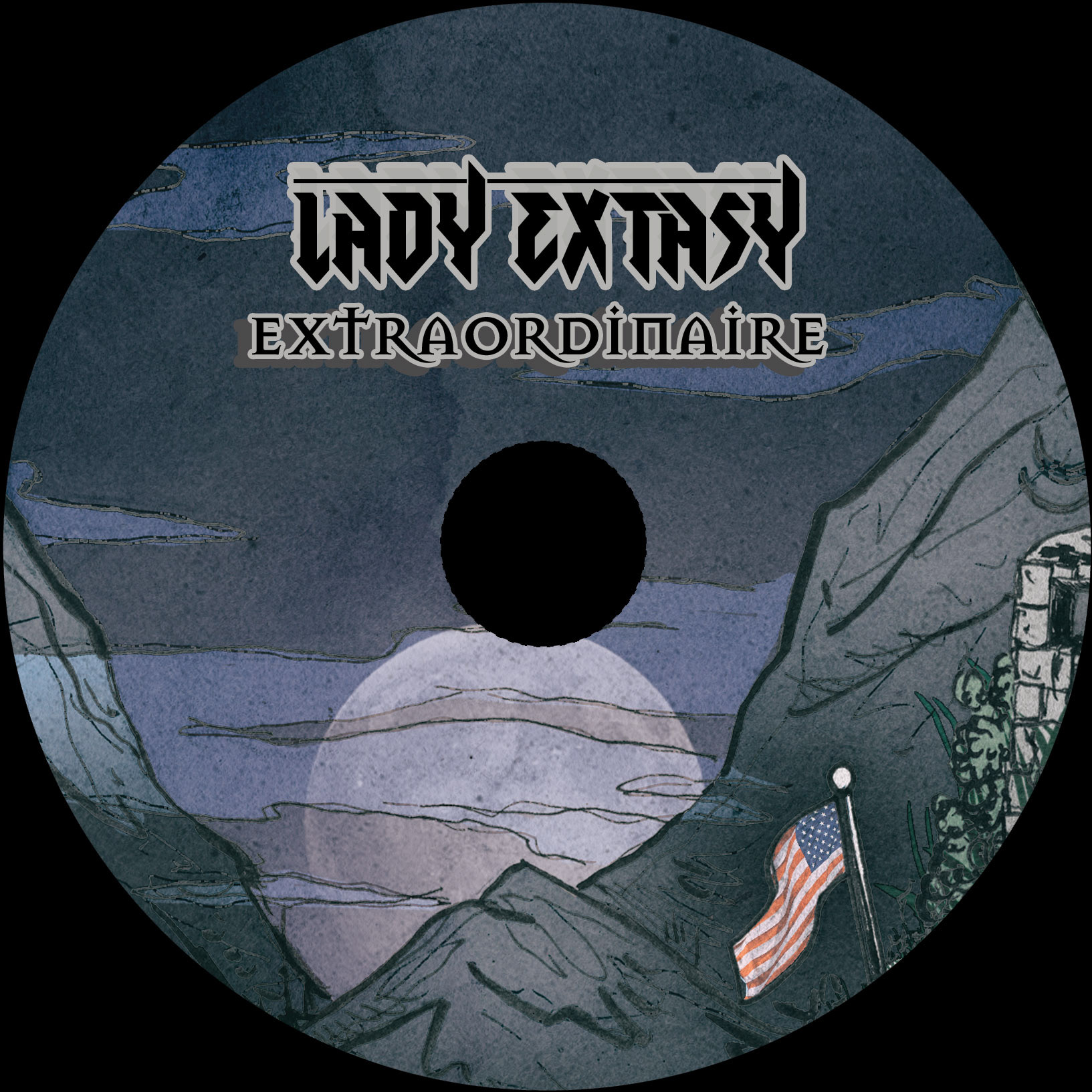 logo / illustration / layout design for Lady Extasy