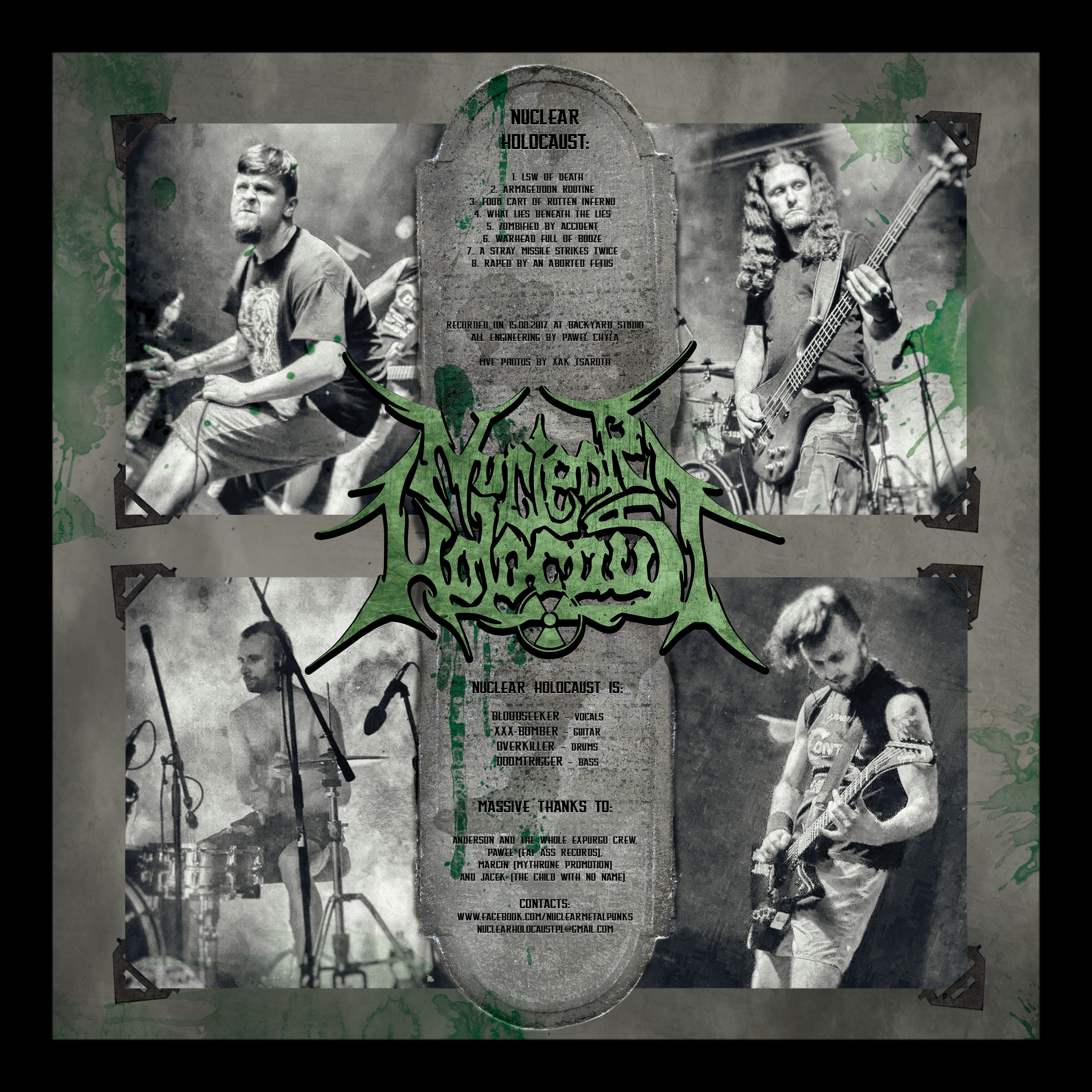 illustration / layout design for Nuclear Holocaust / Expurgo