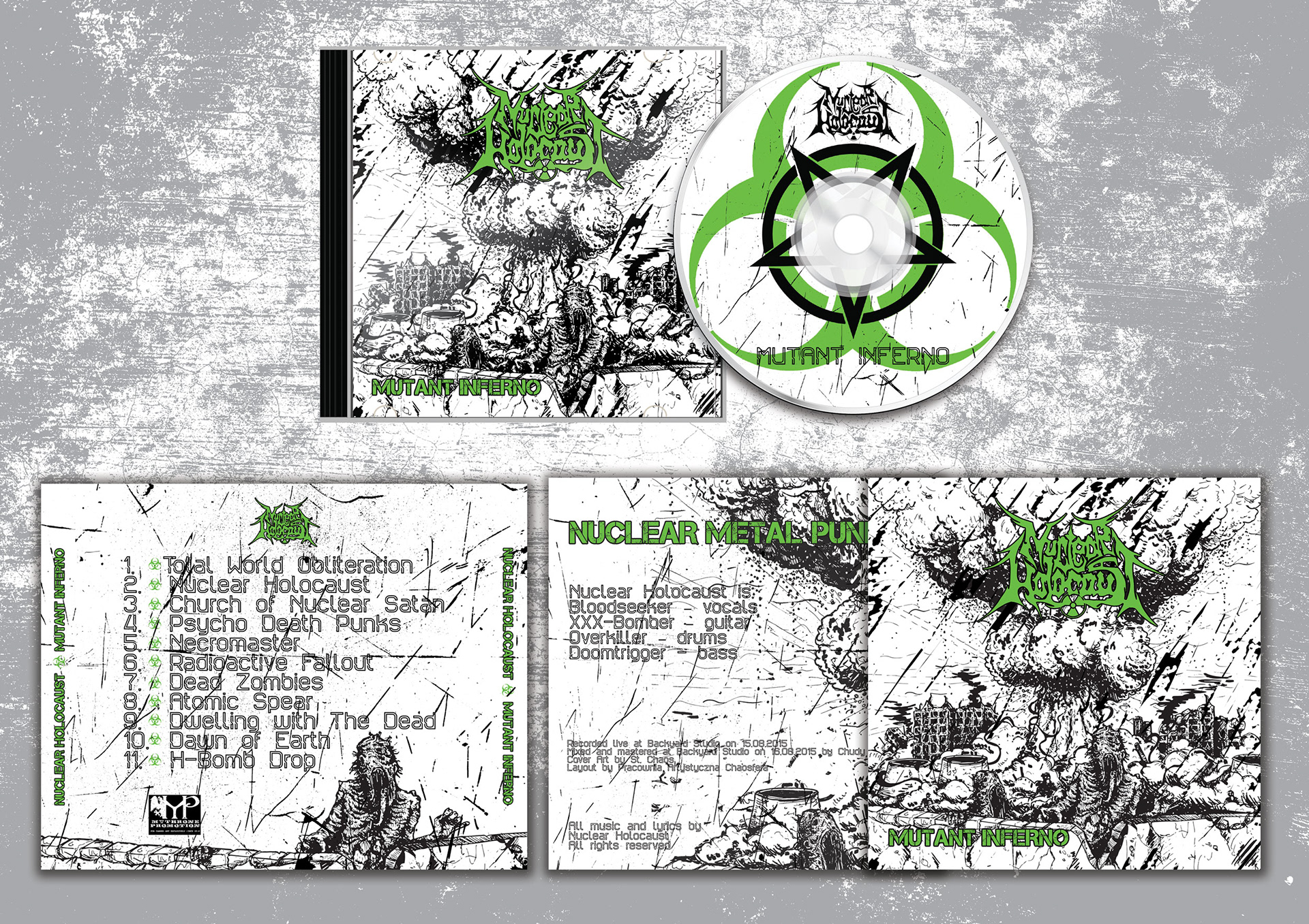 logo / illustation / layout design for Nuclear Holocaust