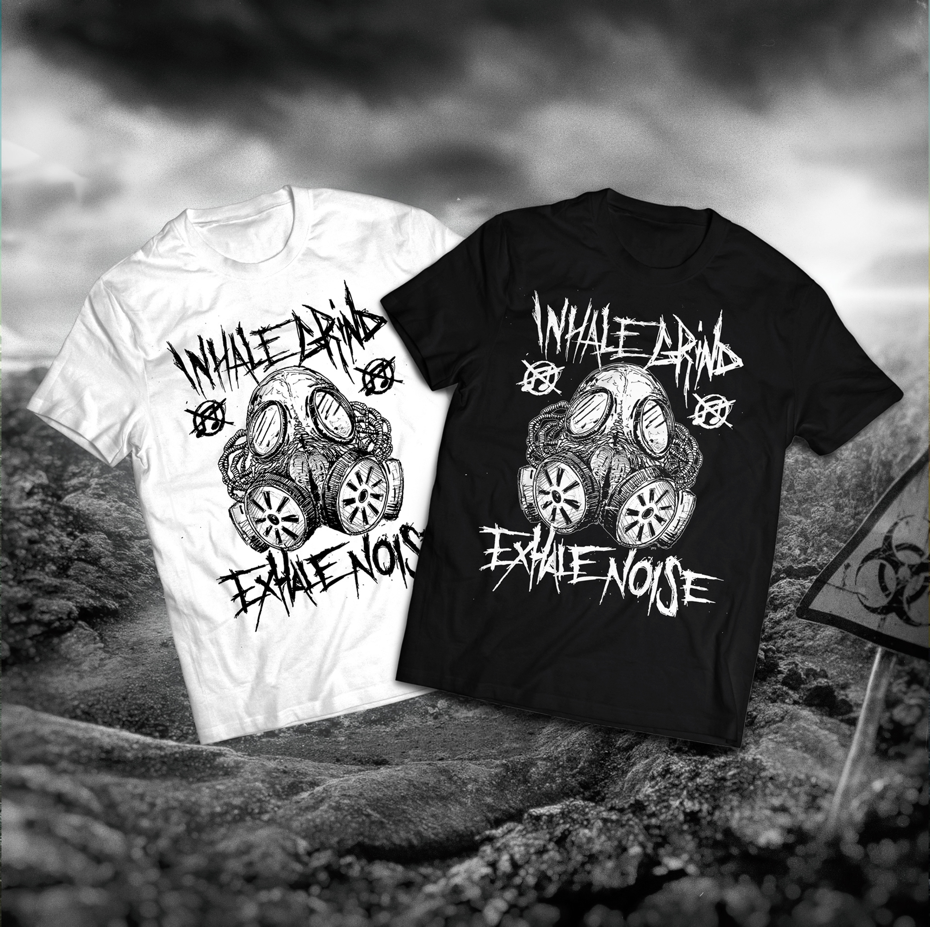 illustration for Inhale Grind Exhale Noise