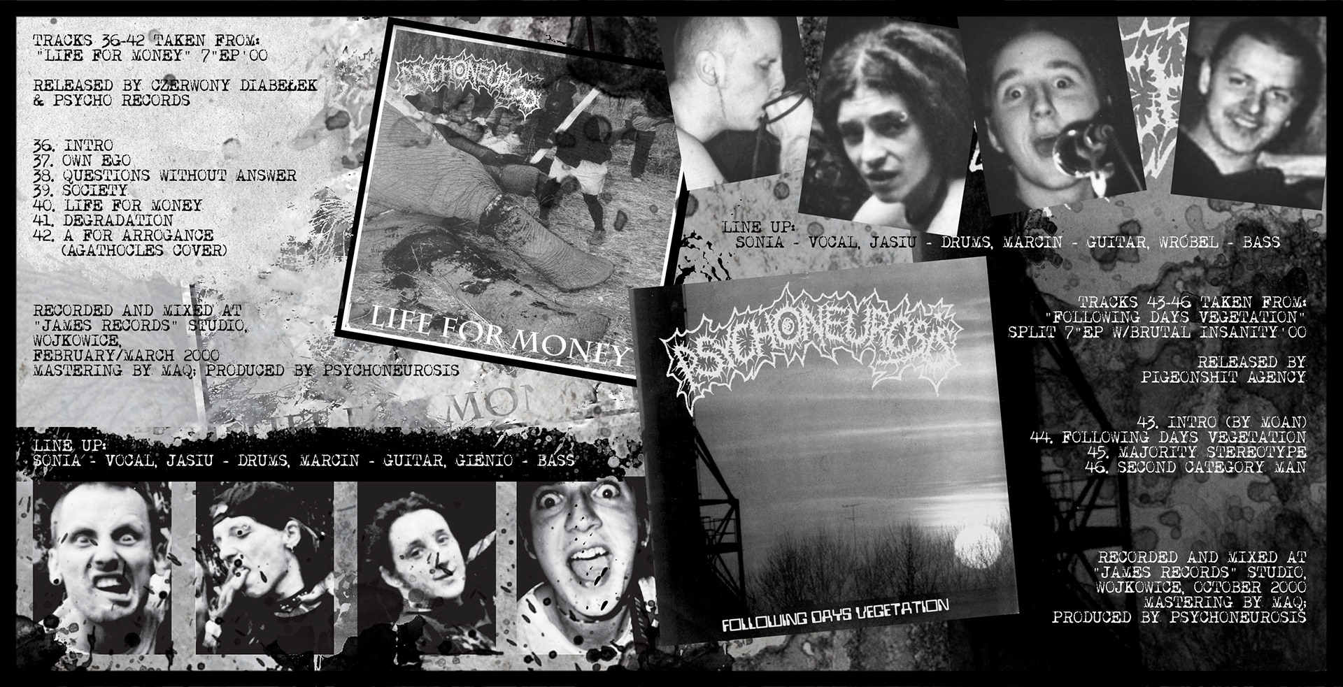 illustation / Layout design for Psychoneurosis