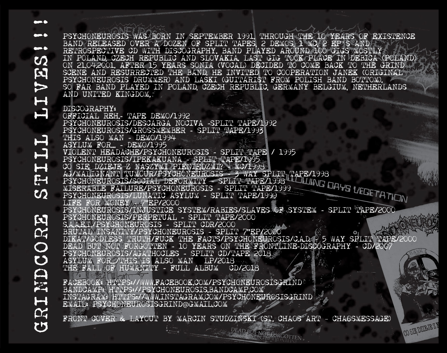 illustation / Layout design for Psychoneurosis