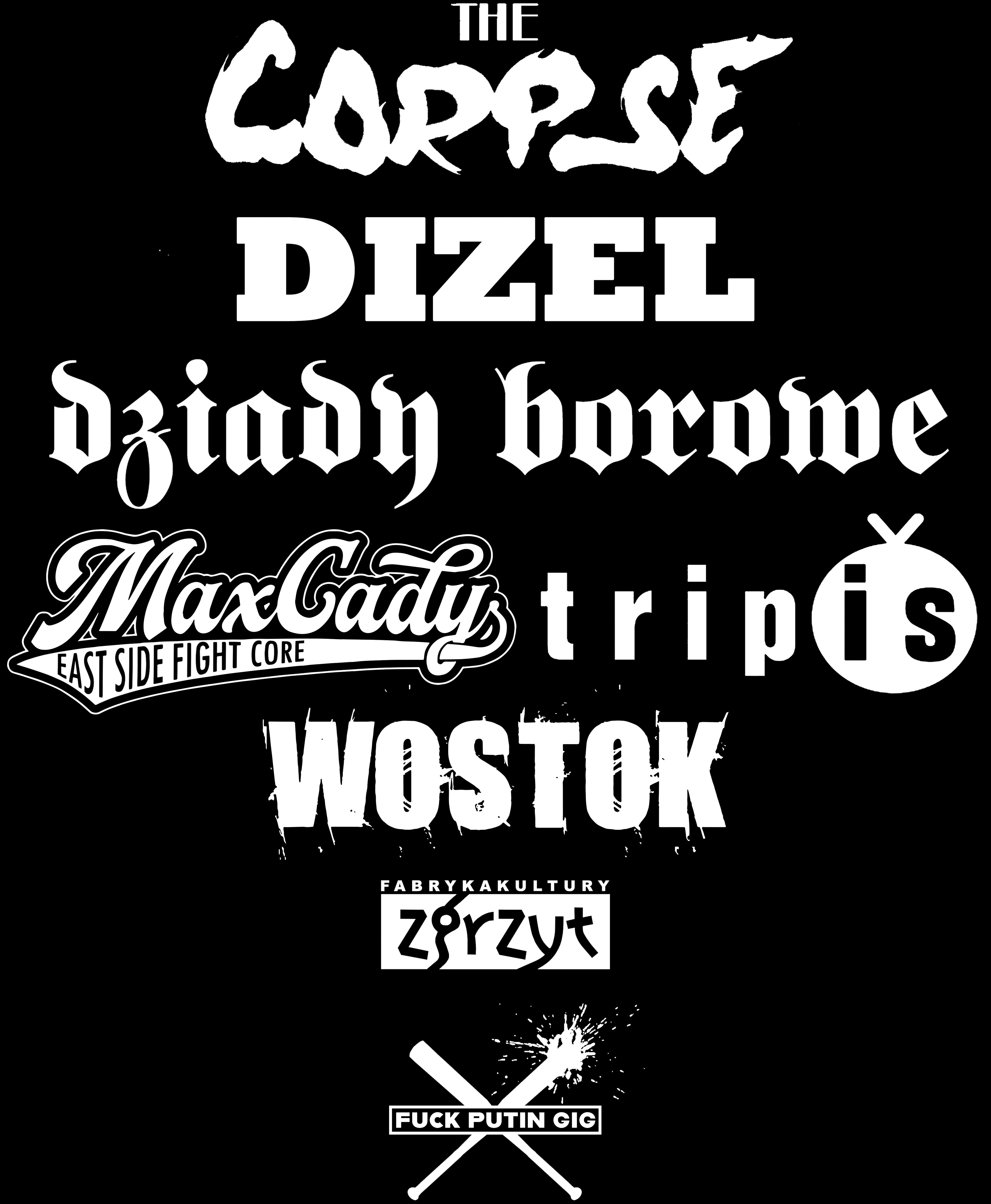 illustration for Fuck Putin gig