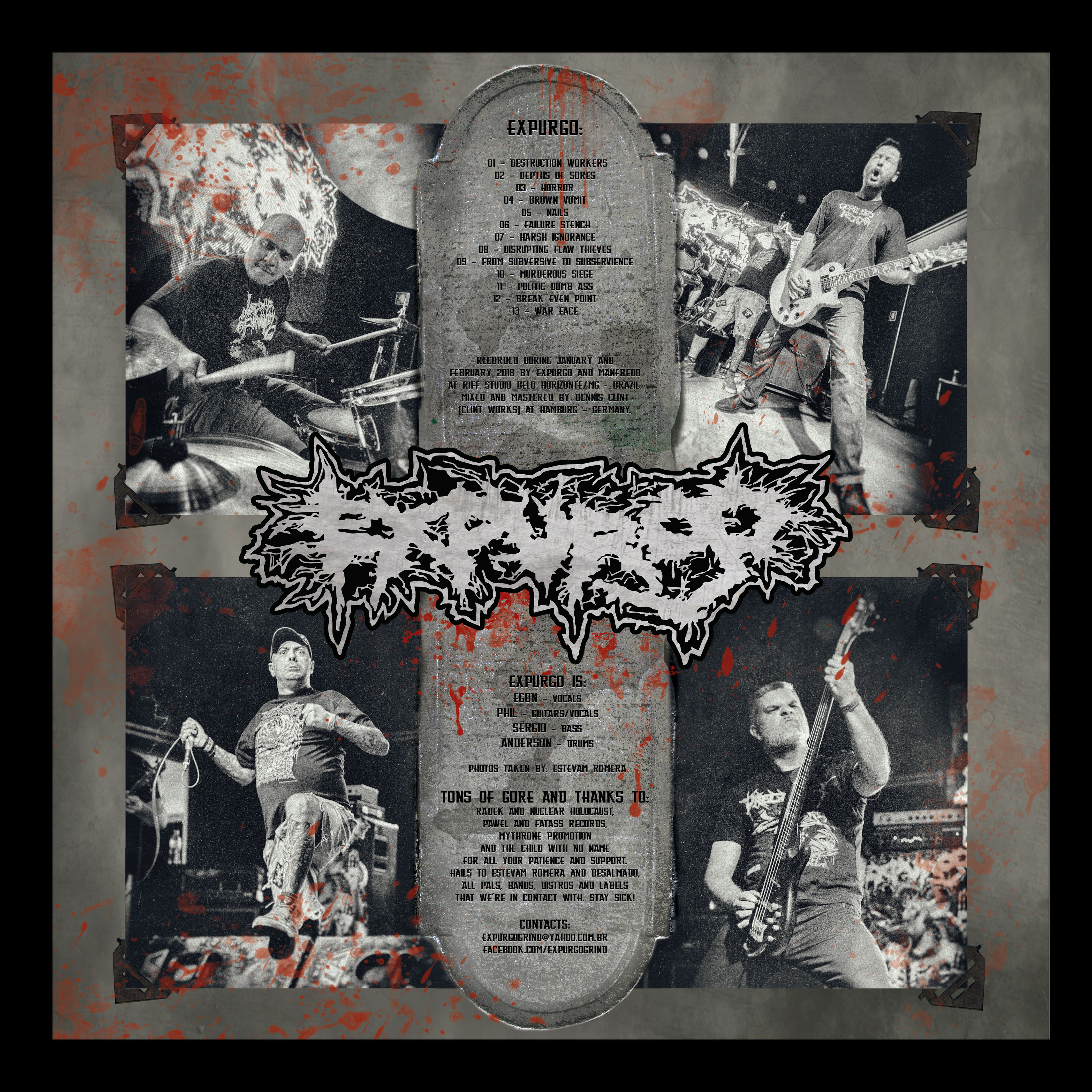 illustration / layout design for Nuclear Holocaust / Expurgo