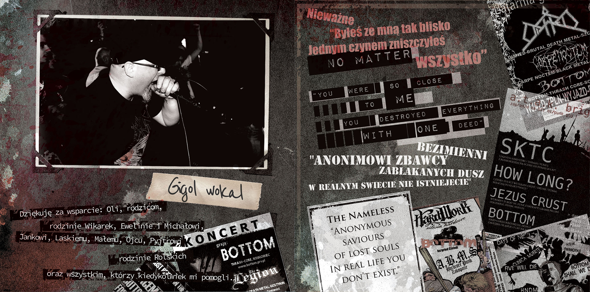 cover art / layout design for Bottom
