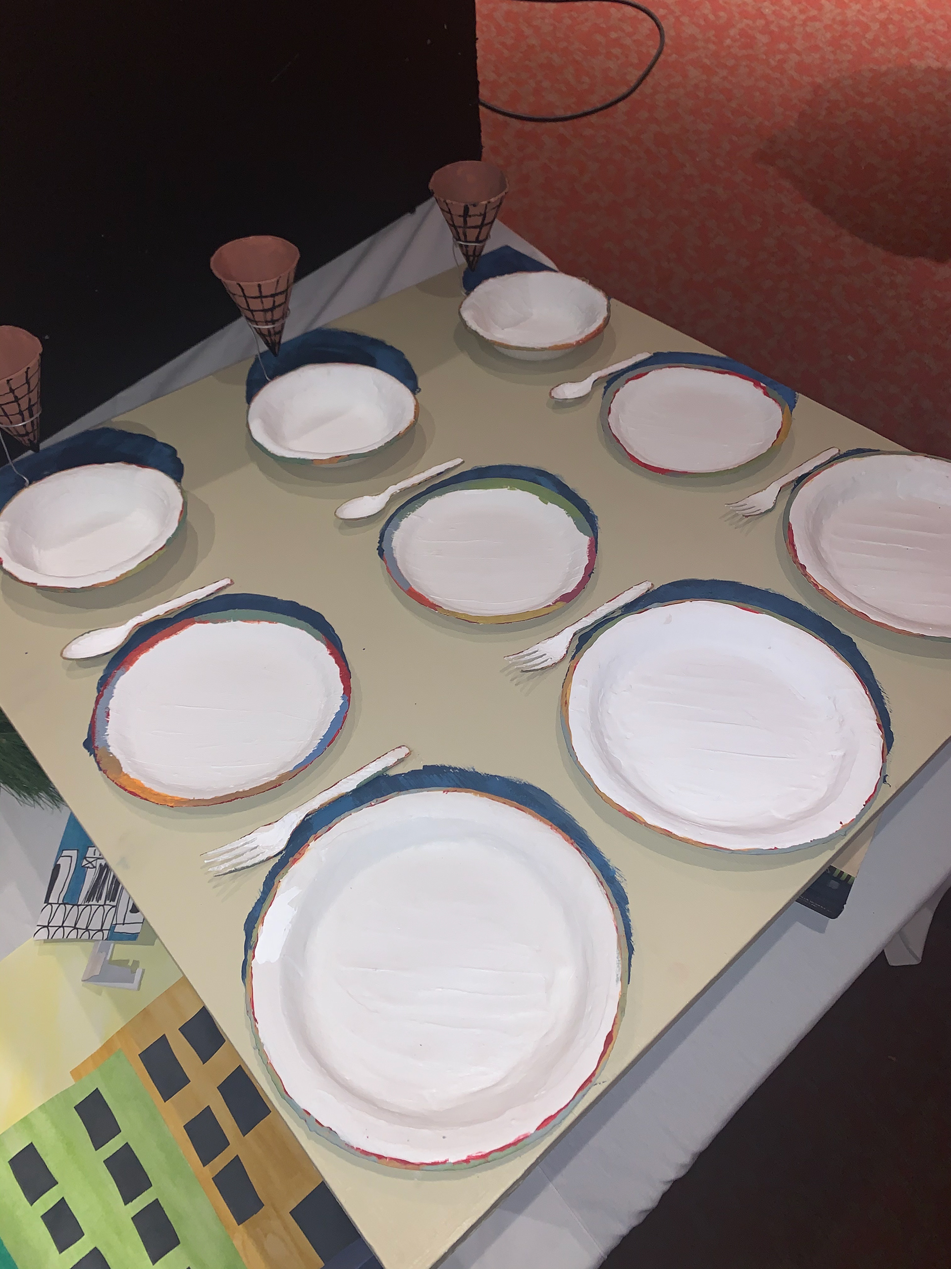 Guess Who's Coming to Dinner - Inspired by Wayne Thiebaud 