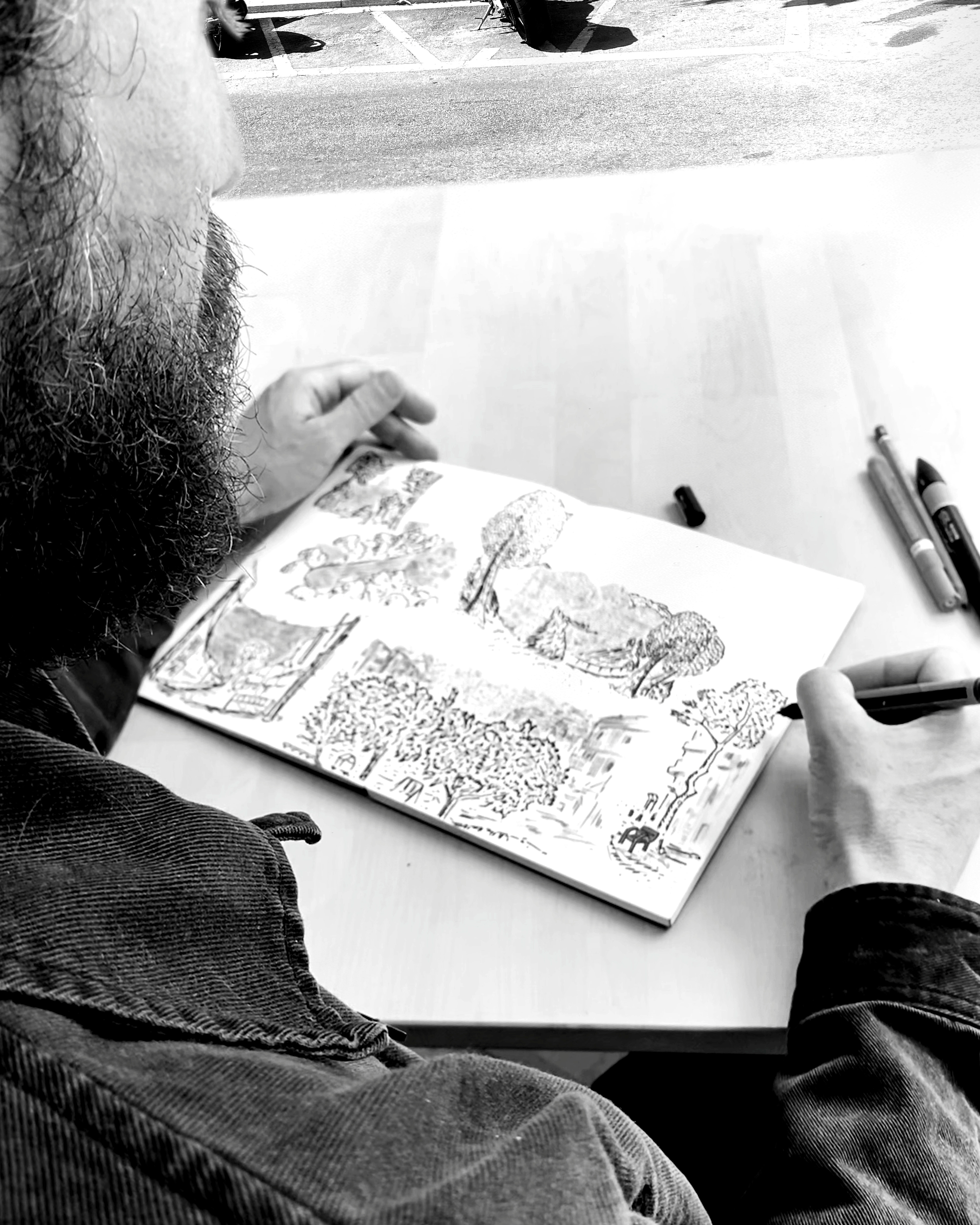drawing cityscapes