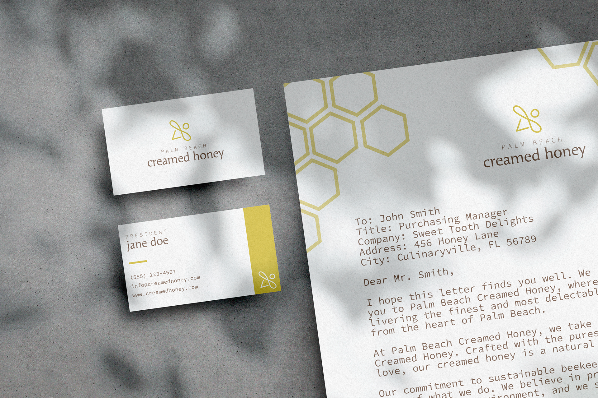 PB Creamed Honey - Stationary