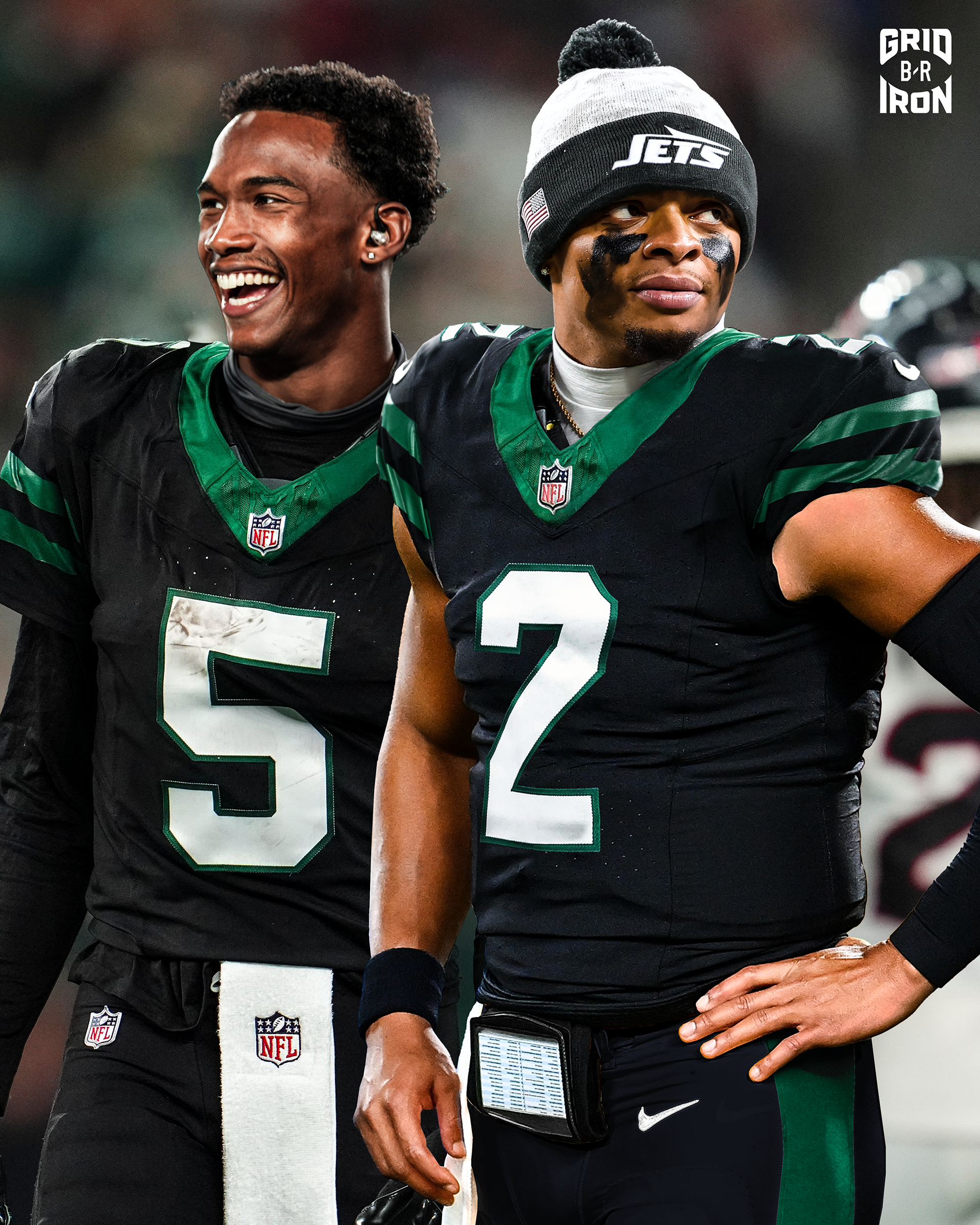 Alec McKisic edit for Bleacher Report (BR Gridiron) Justin Fields Jersey Swap to New York Jets