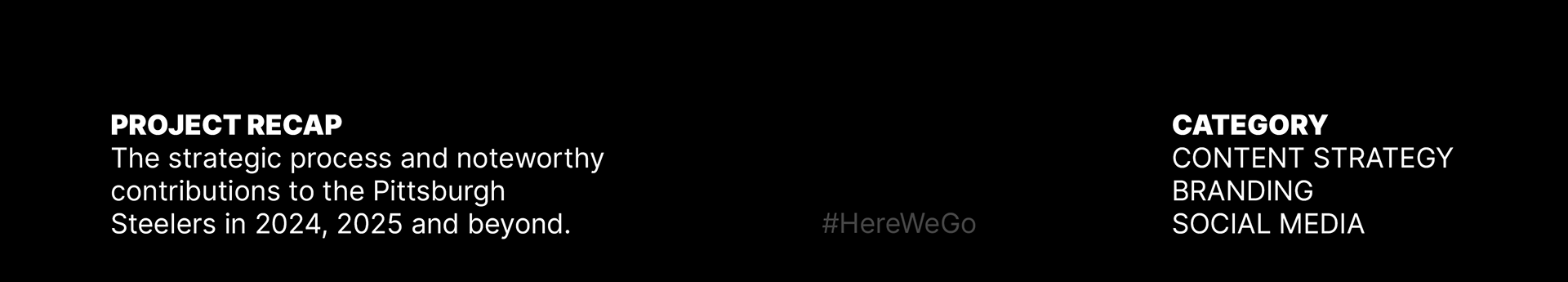 The strategic process and noteworthy contributions to the Pittsburgh Steelers in 2024, 2025 and beyond. 