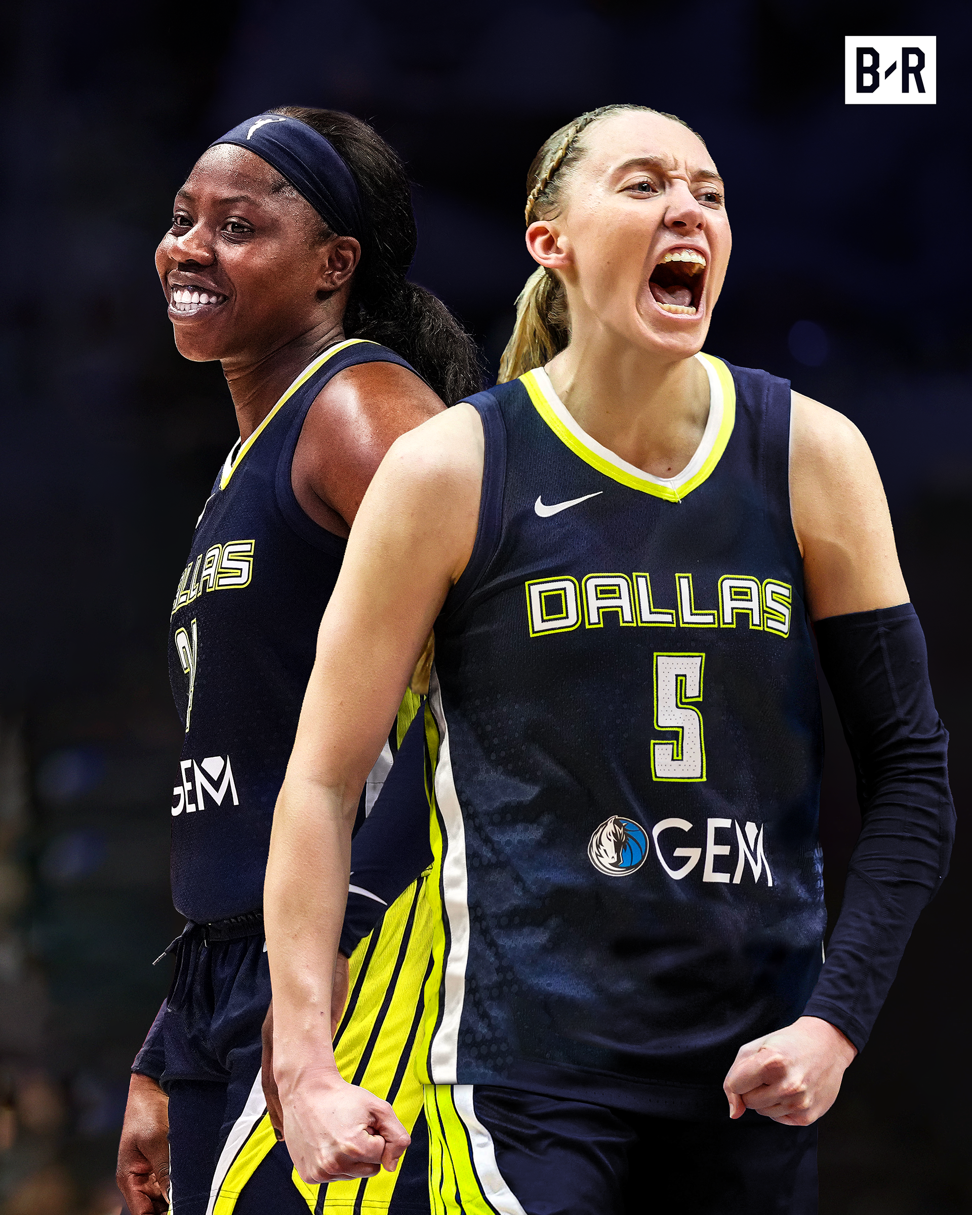 Alec McKisic edit for Bleacher Report (BR Women's Sports) Paige Bueckers to Dallas Wings Jersey Swap