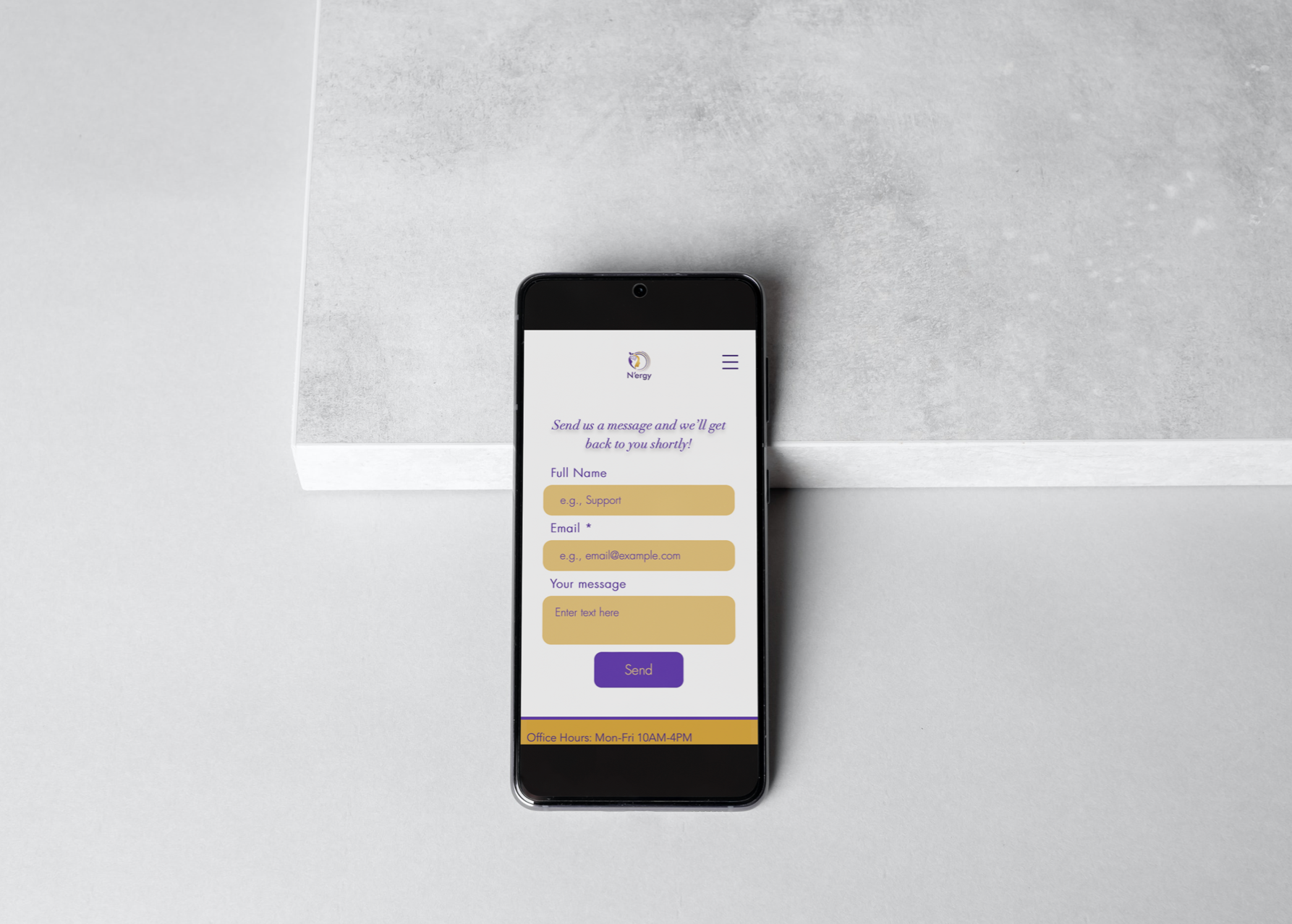 mobile web design Gigis corner