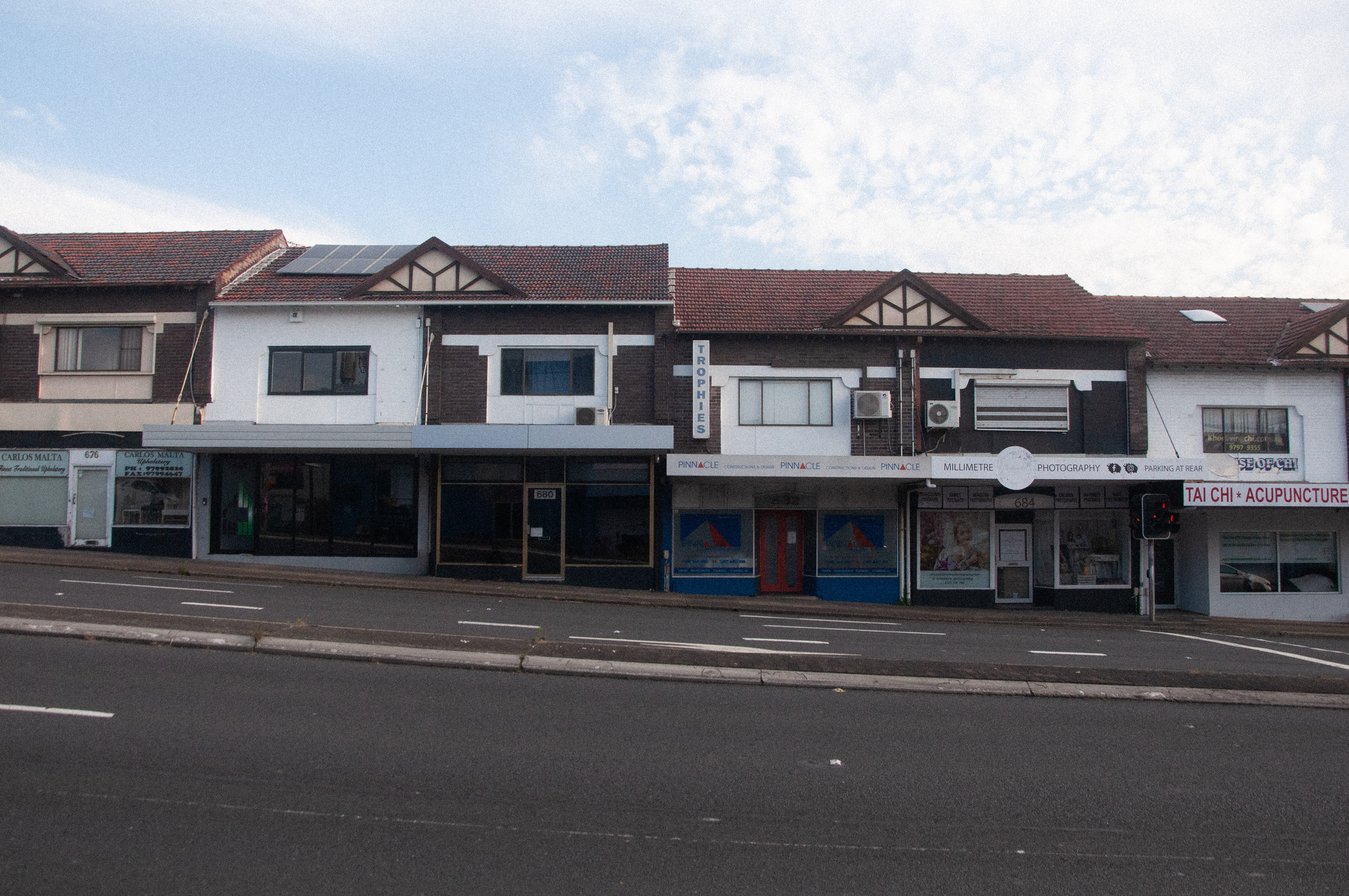   Existing Fabric of Parramatta Road, Shop Front Terrace