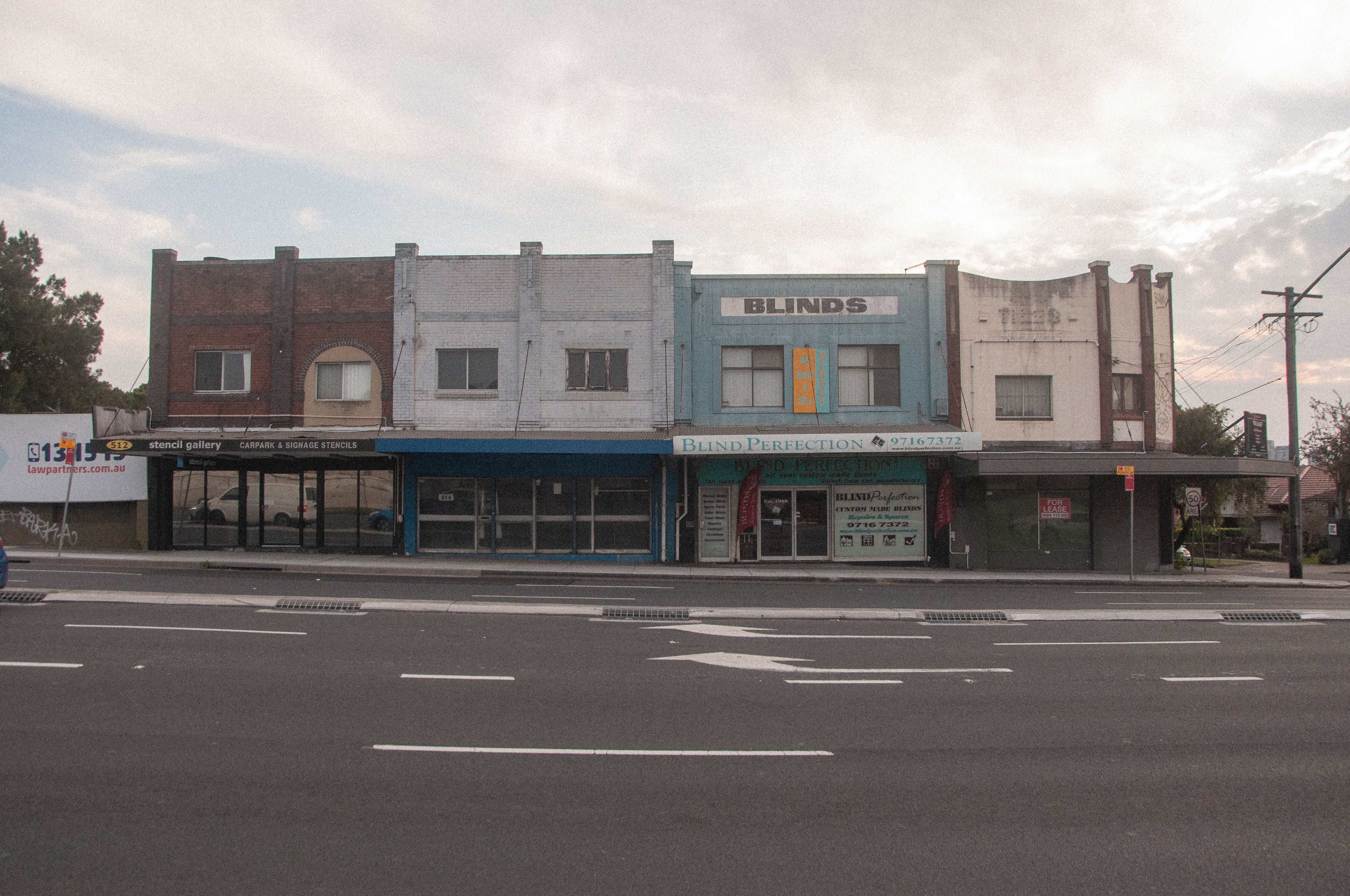   Existing Fabric of Parramatta Road, Shop Front Terrace