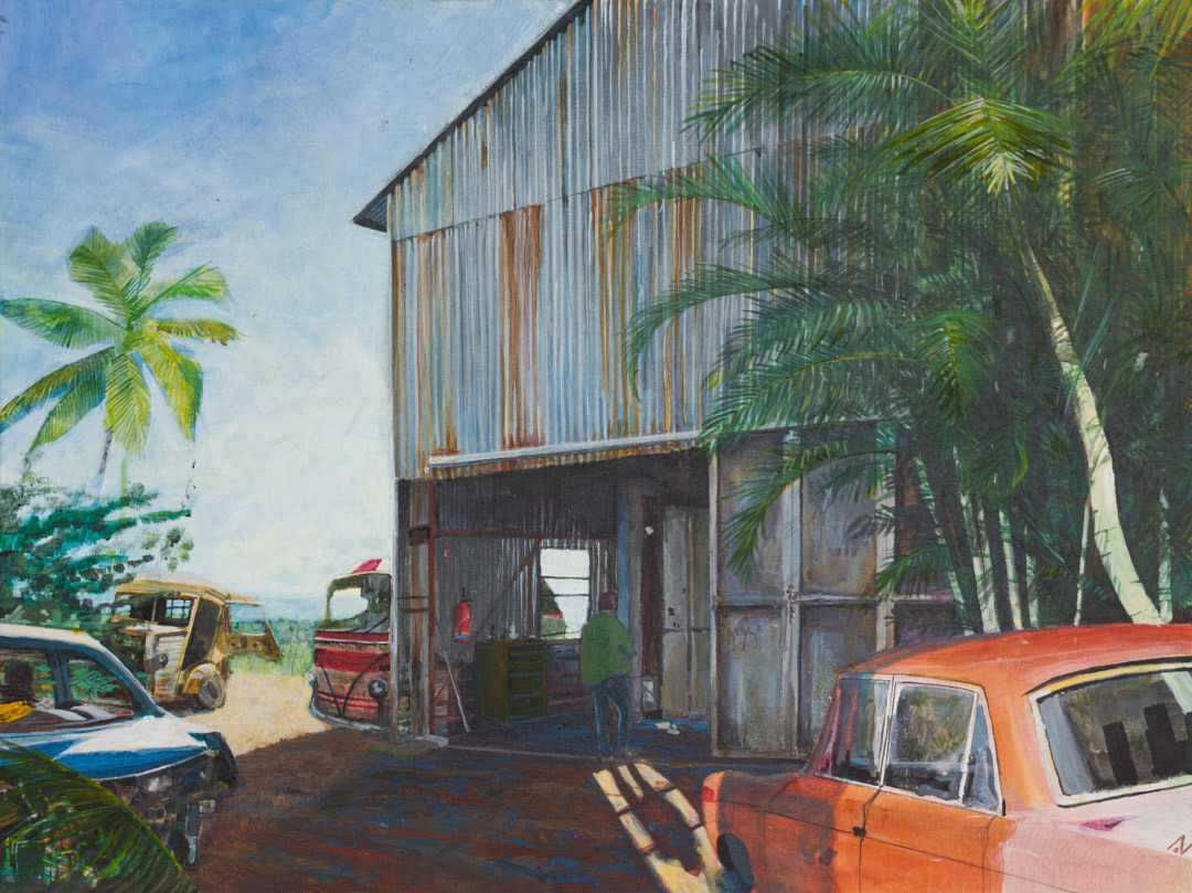 "La casse" - acrylique sur toile - 80x60cm- VENDU