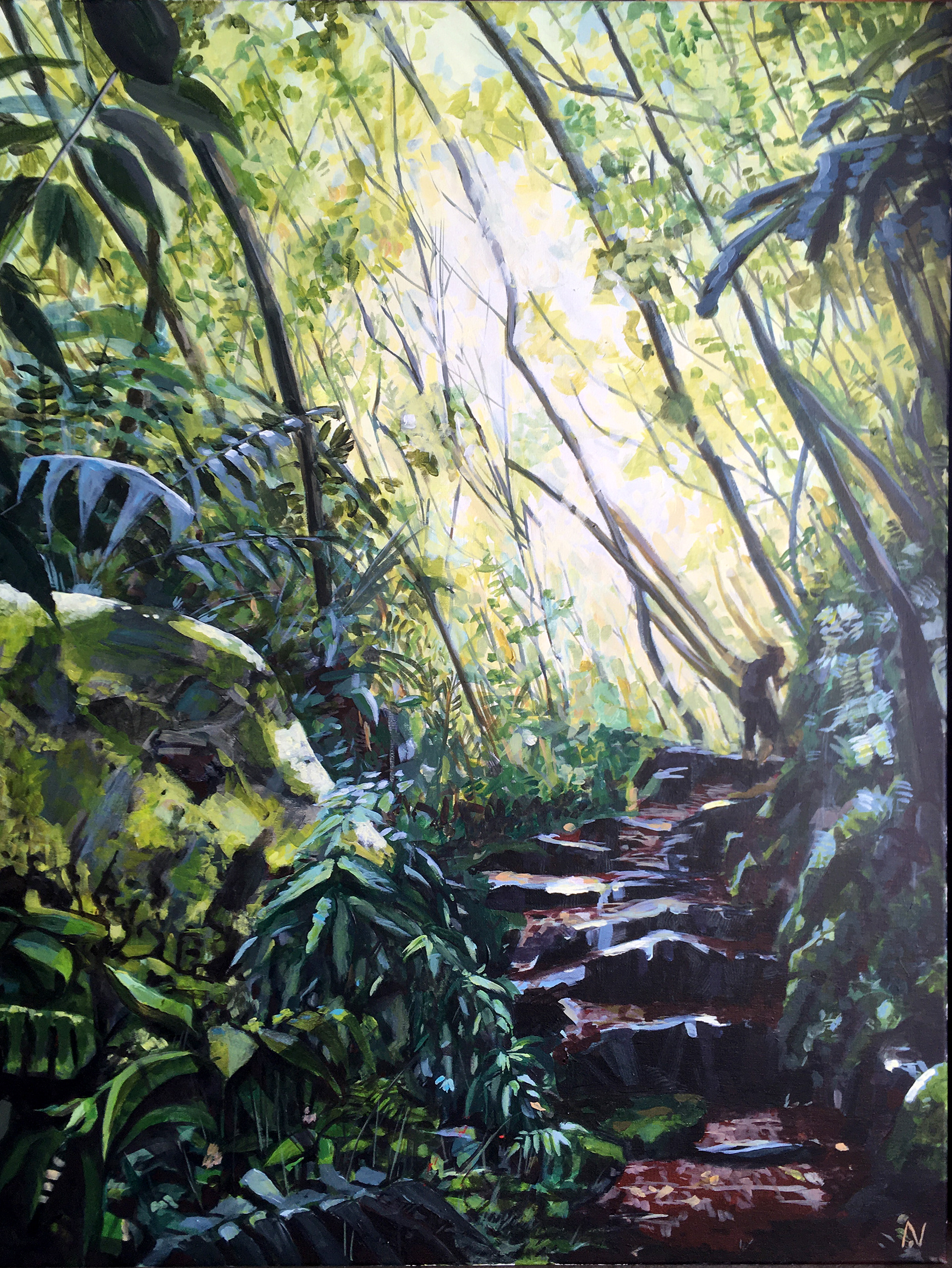 "Tout un cirque" - acrylique sur toile - 70x90cm-VENDU