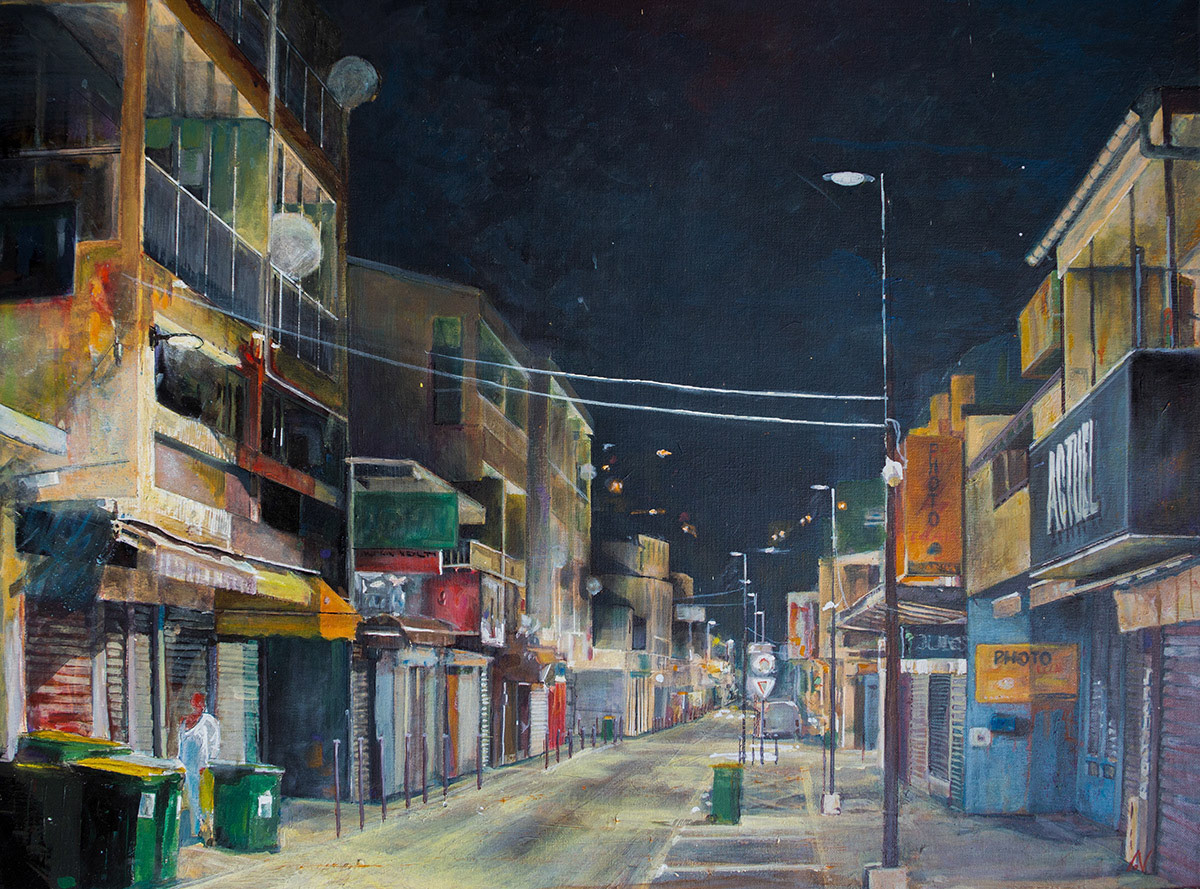 "Nuit australe" - acrylique sur toile - 60x80cm-VENDU