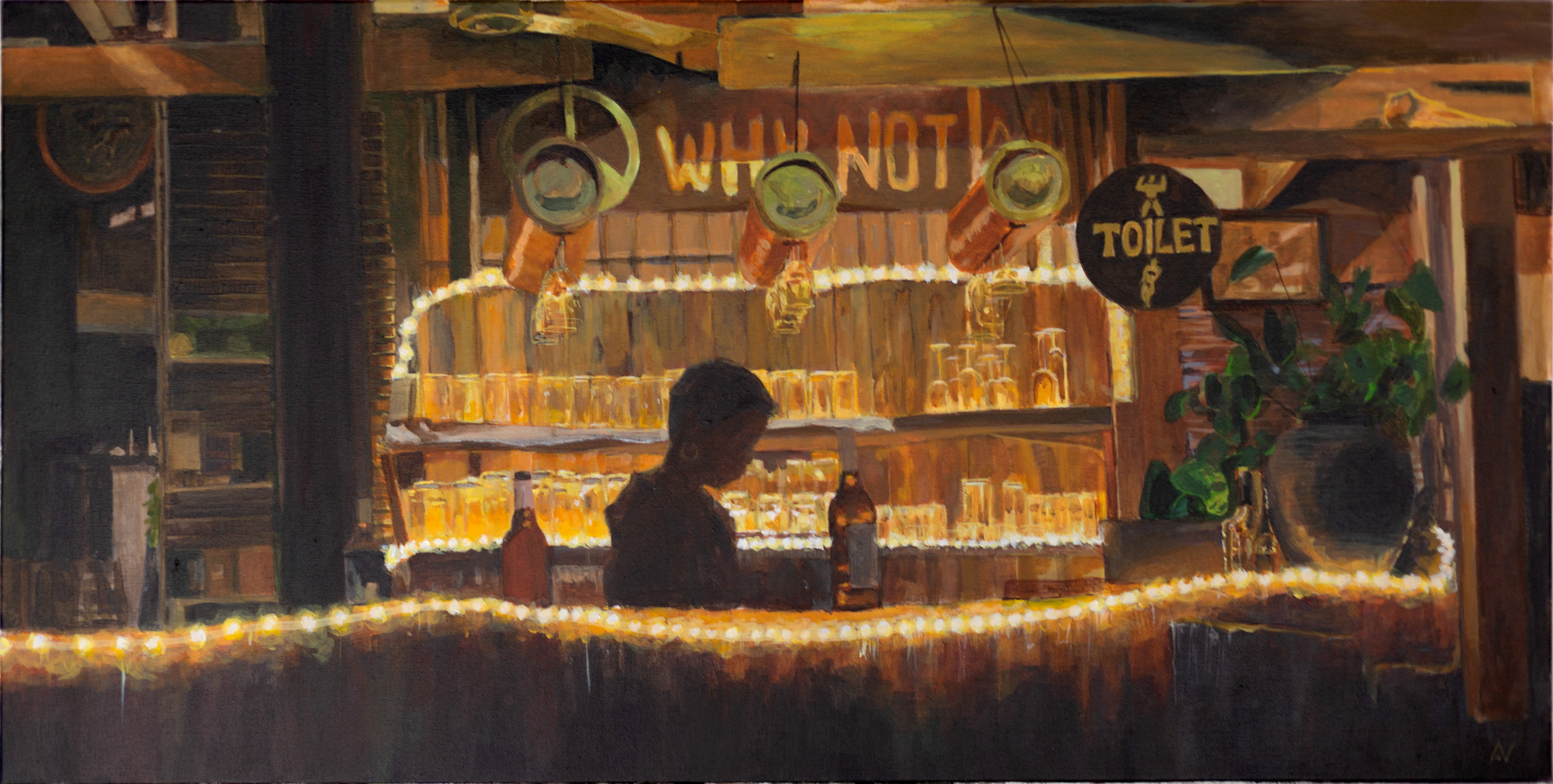 "Why Not" - acrylique sur toile - 100x50cm - 400,00€