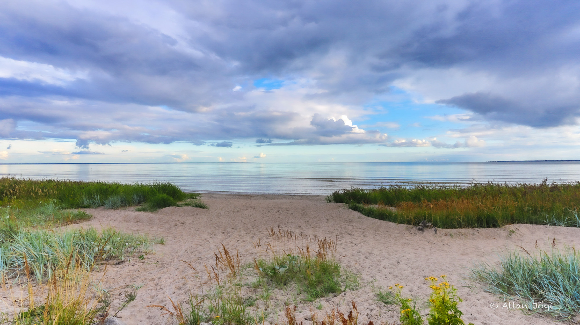HDR photography of Estonian landscapes Pärnu beach