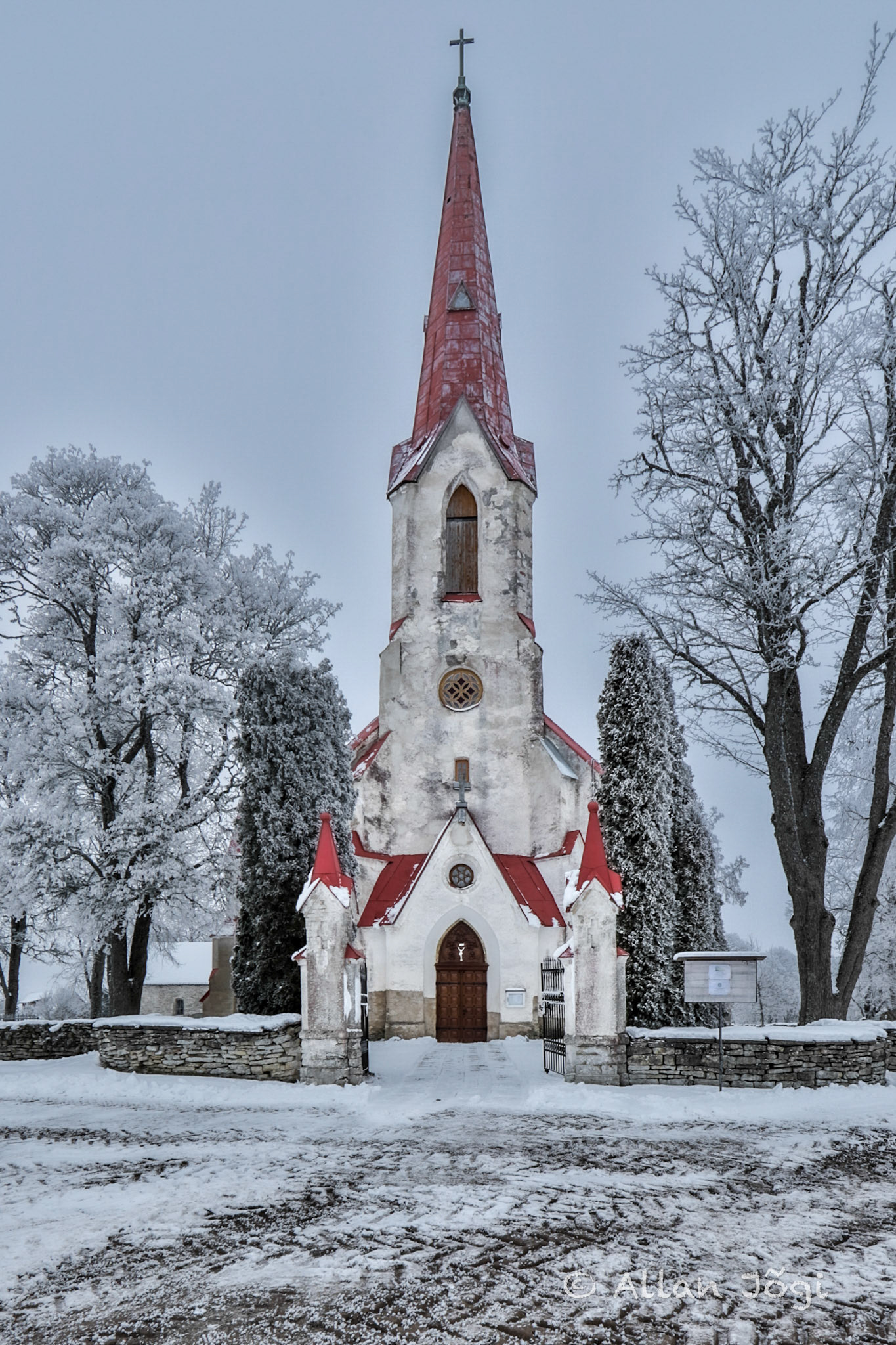 juuru kirik, talv