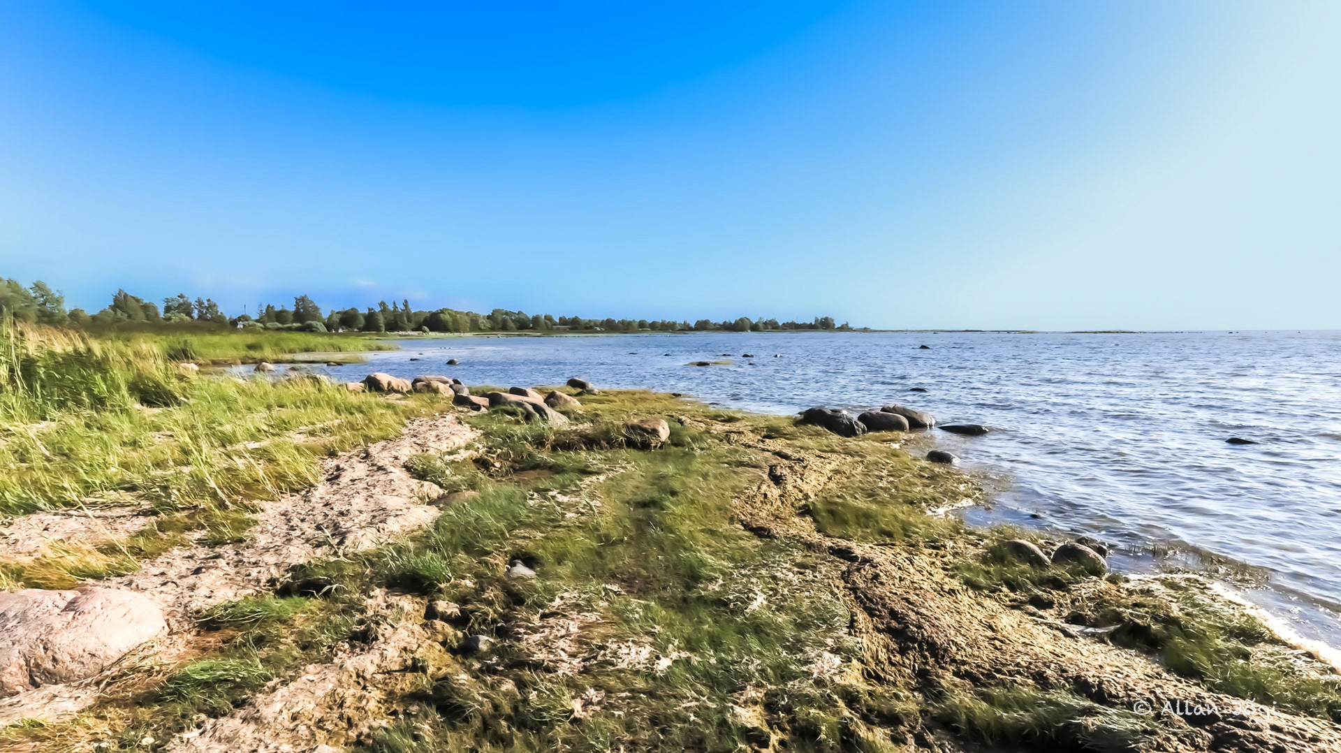 HDR photography of Estonian landscapes Pärnu beach