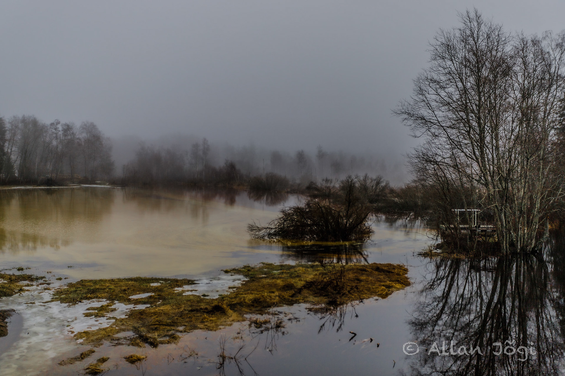 Keila river in Maidla, Rapla county