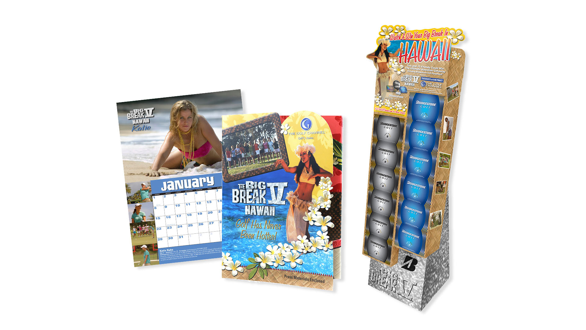 Press Kit with Coordinating End Cap Display