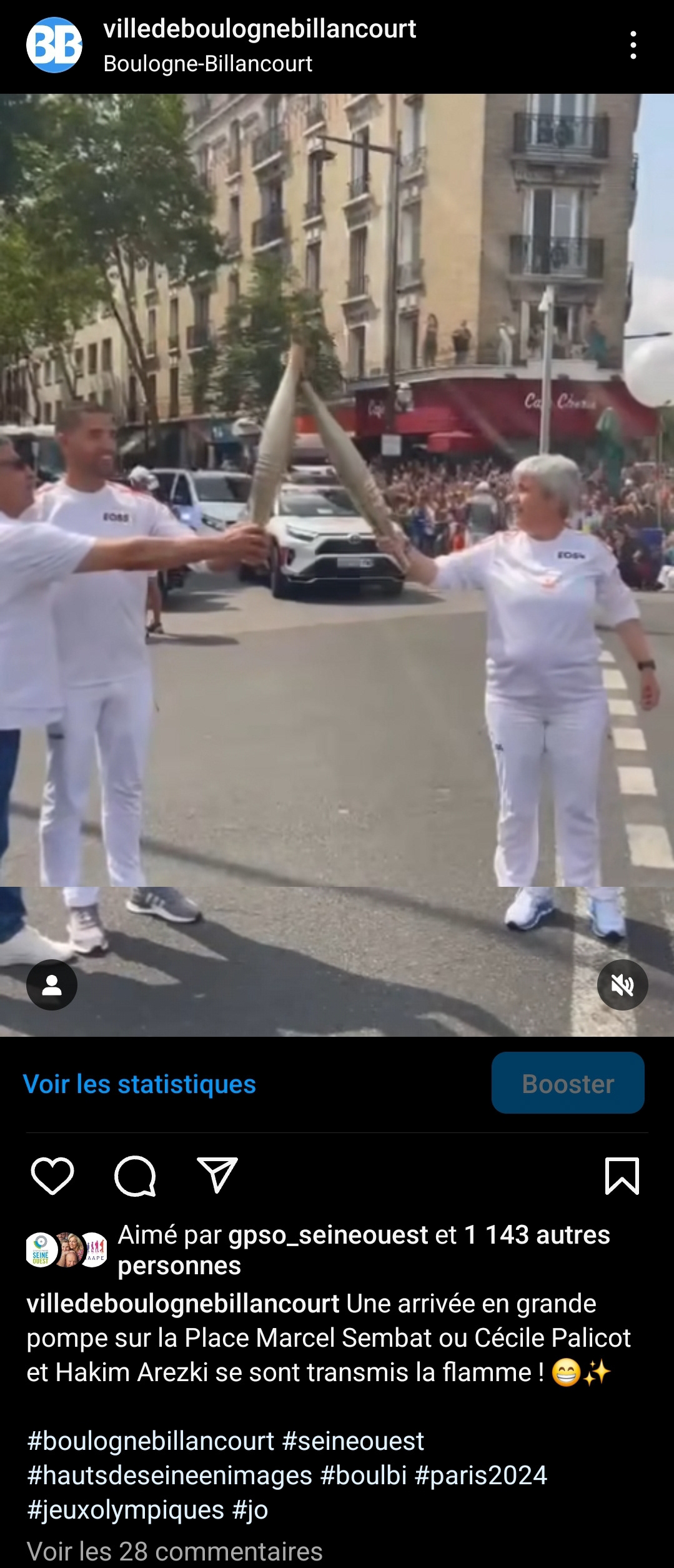 Instagram -Relais de la flamme olympique - 2024 (2)