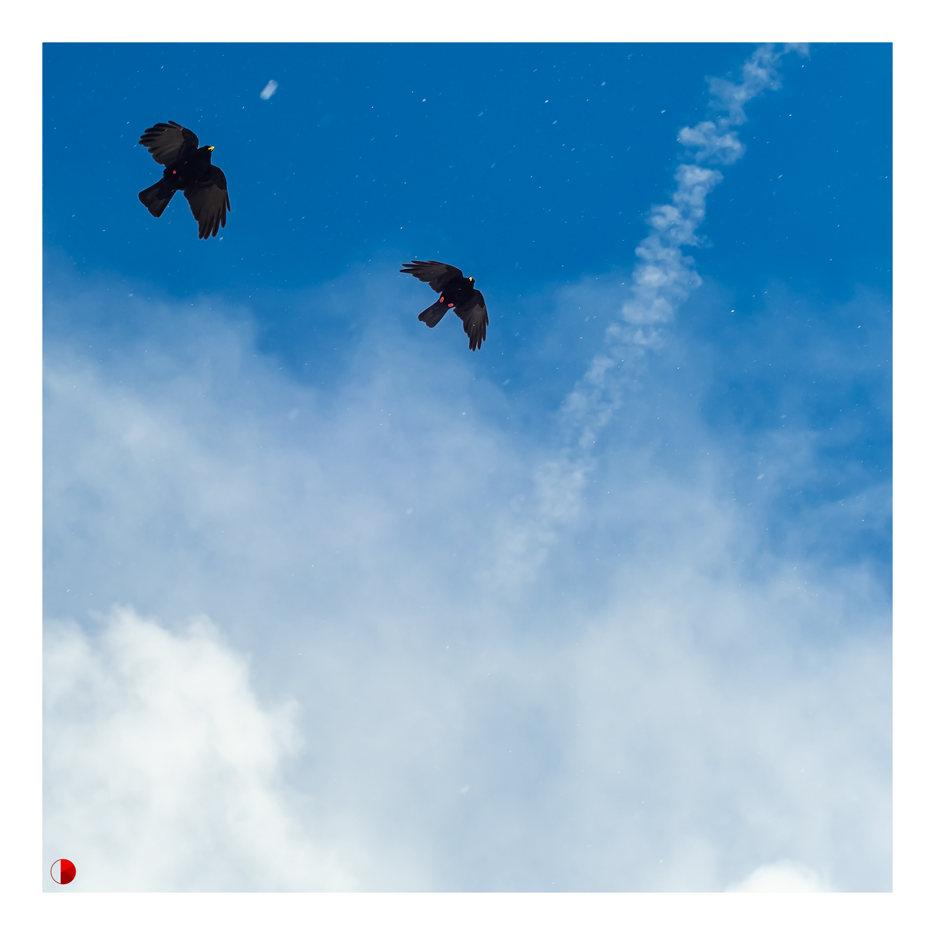 Sky over the Bernese Alps, Switzerland