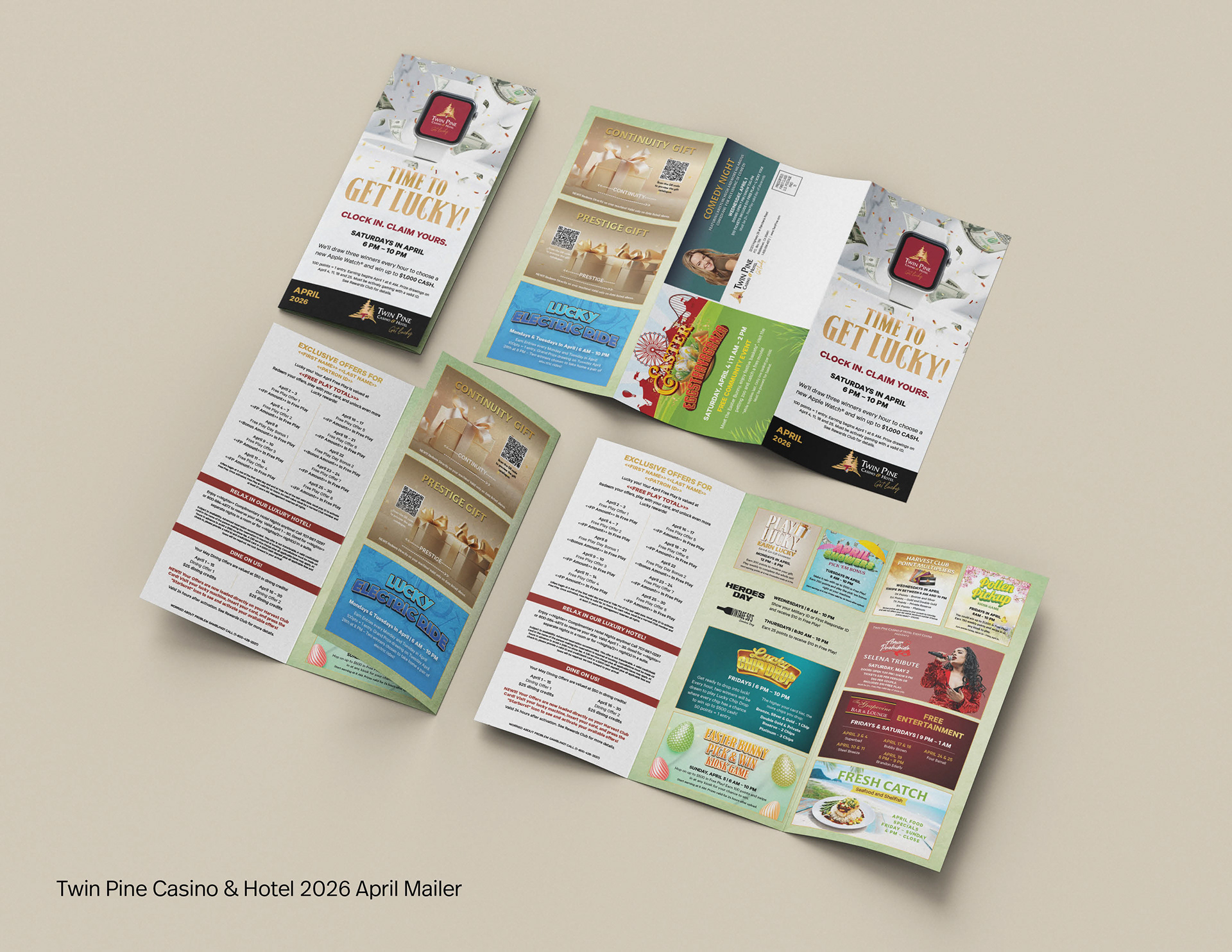 Twin Pine Casino & Hotel 2026 April Mailer