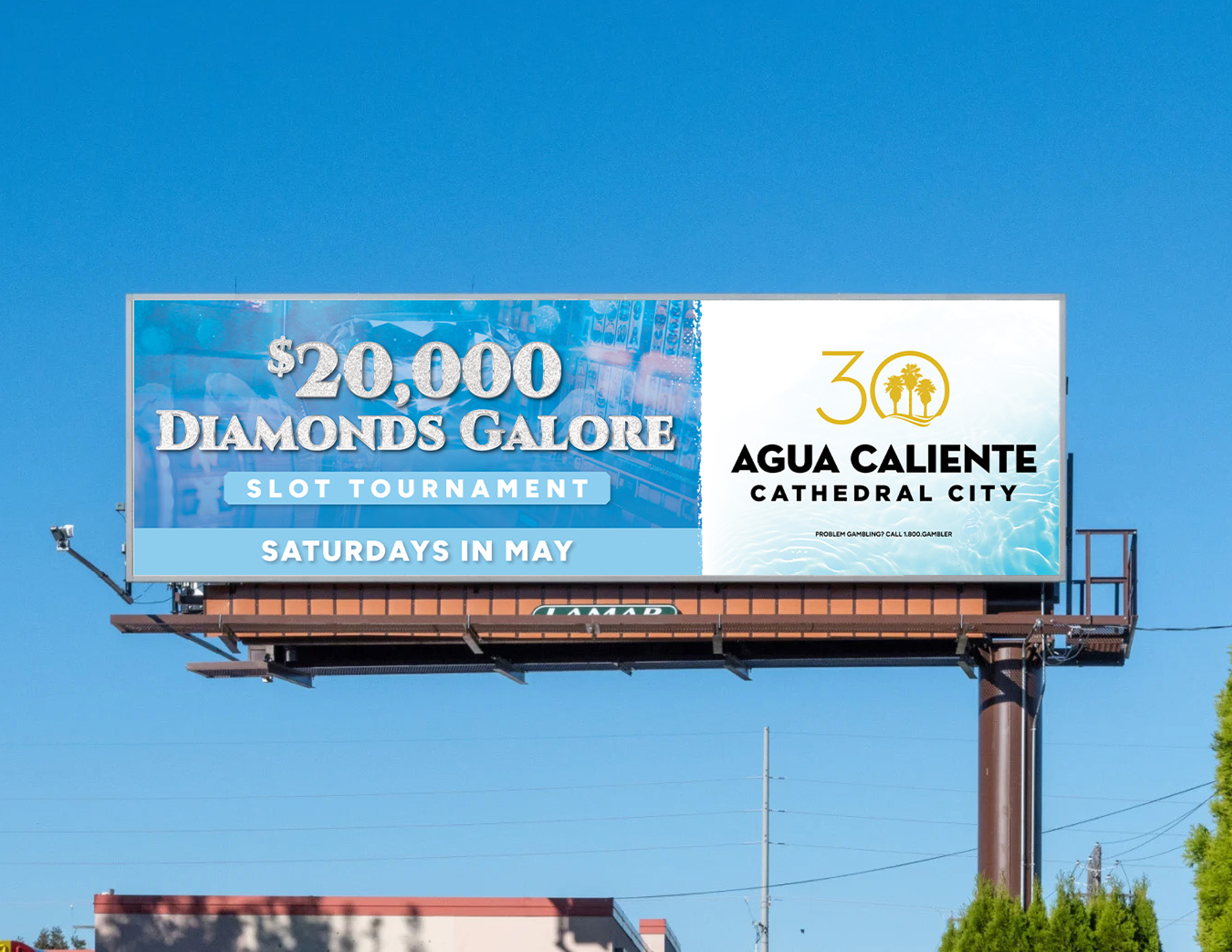 Outdoor Billboard for Slot Tournament