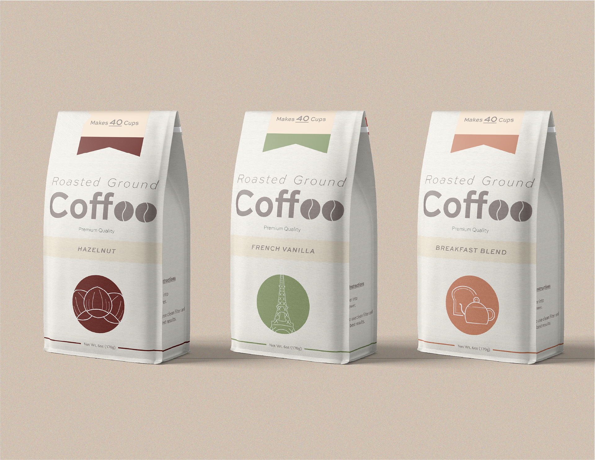 3 Coffee Flavors