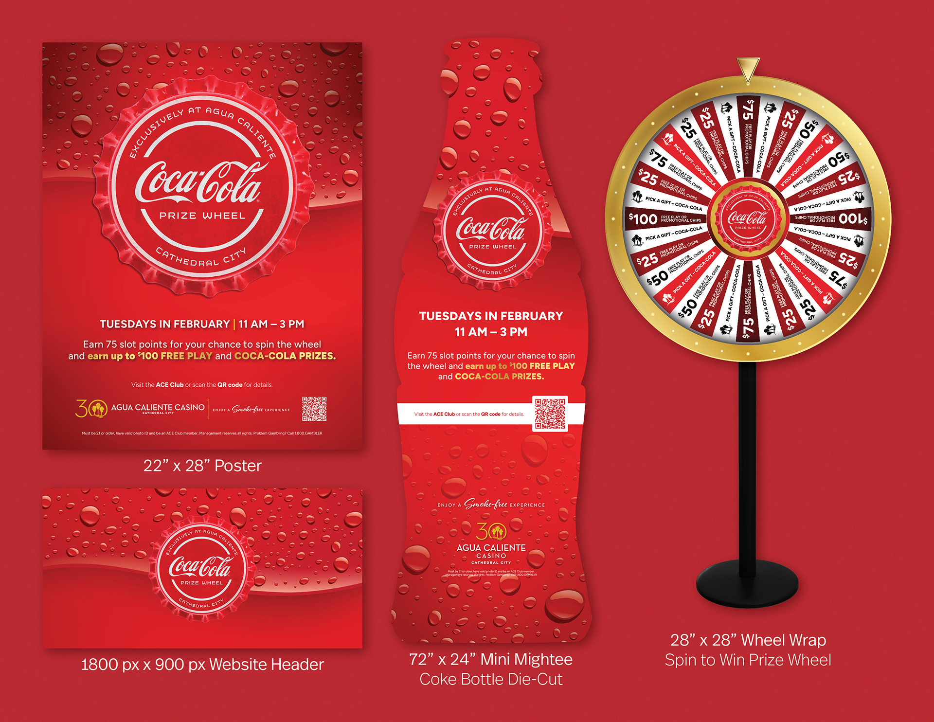 Coca-Cola Prize Wheel Promotion at Agua Caliente Casino Cathedral City