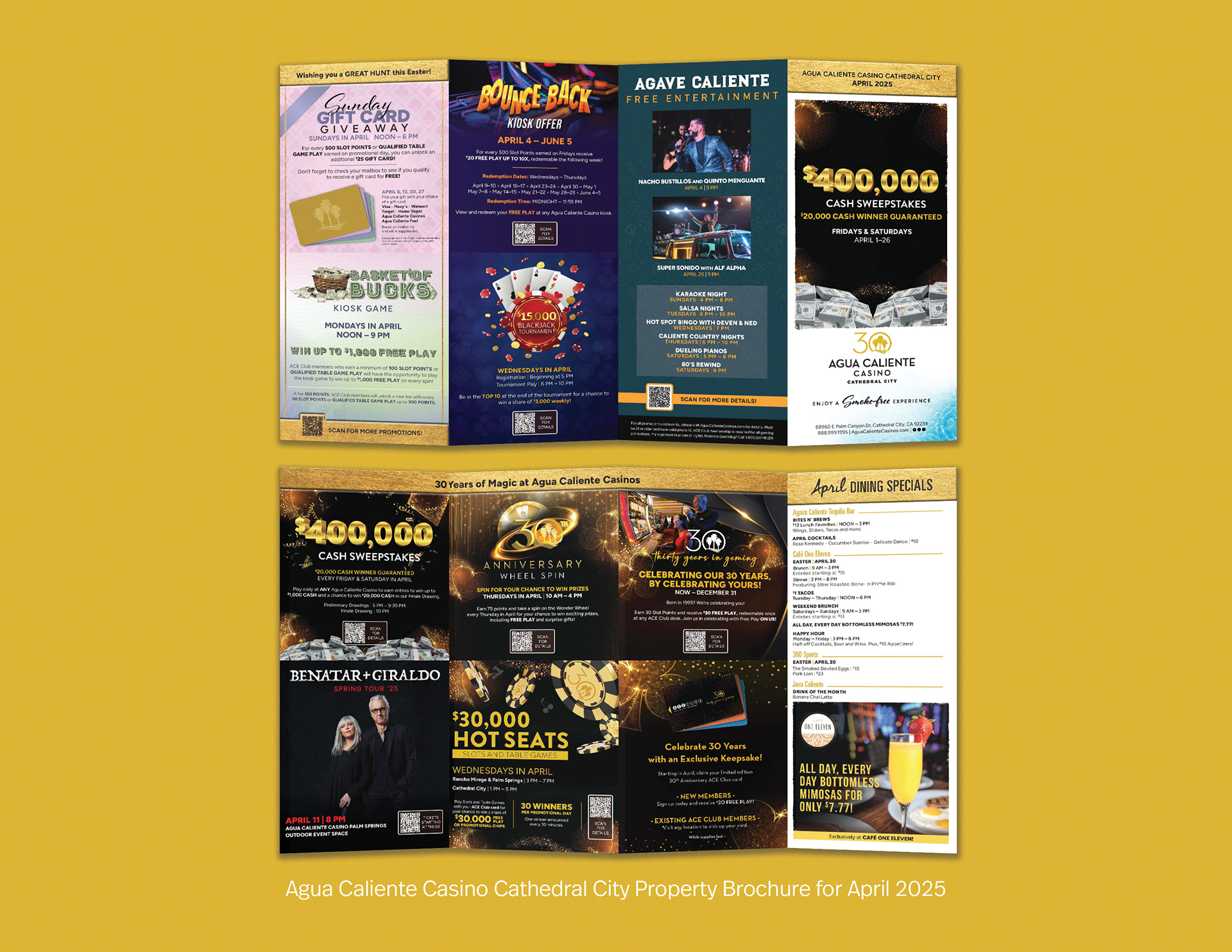 April 2025 Property Brochure for Agua Caliente Casino Cathedral City