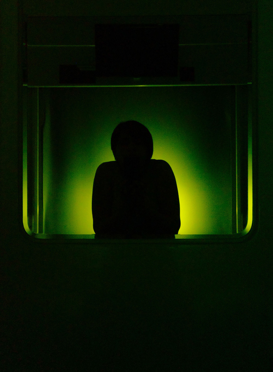 Self-portrait of fear